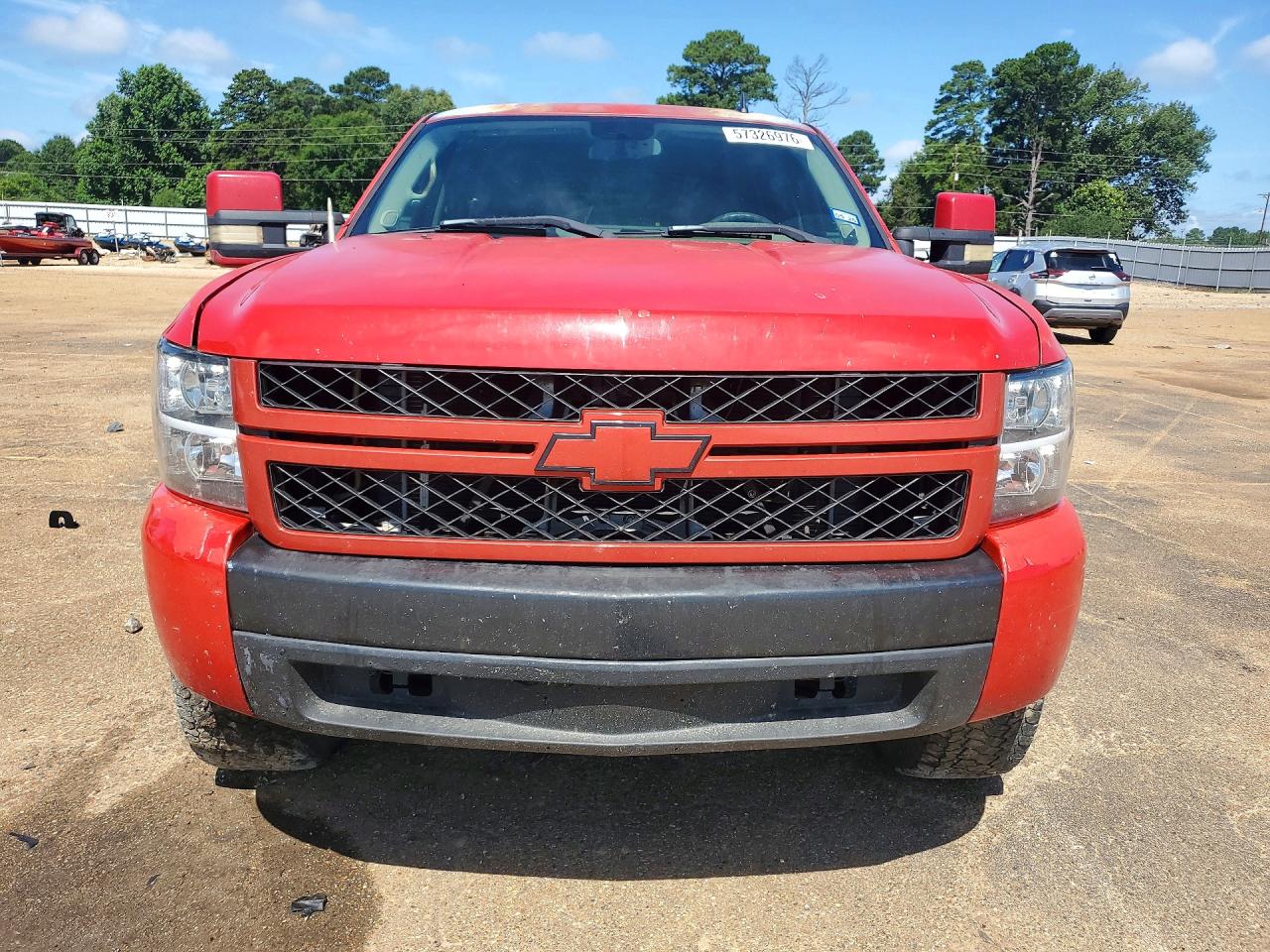 2008 Chevrolet Silverado C1500 Red vin: 2GCEC13C481135829