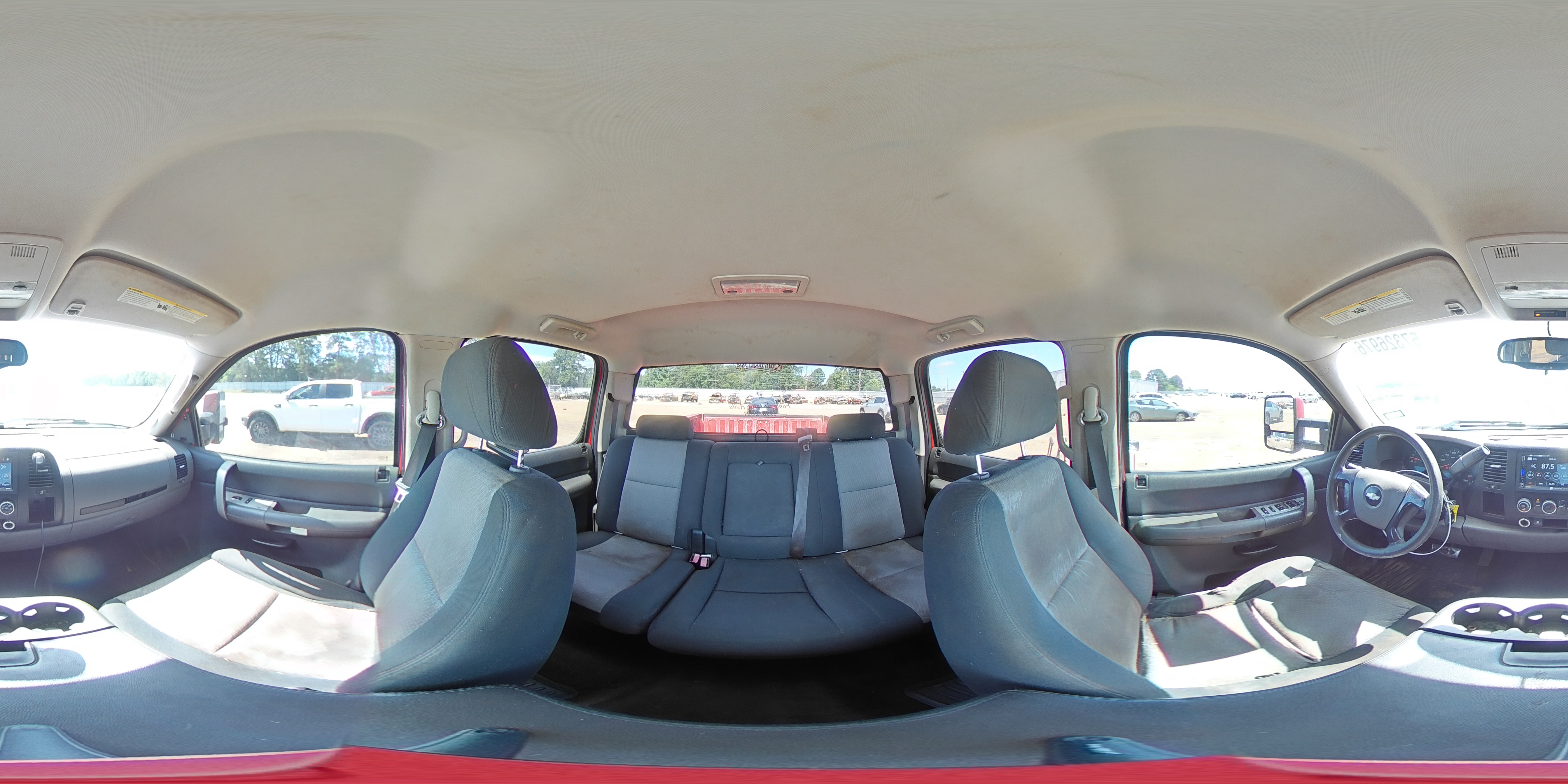 2008 Chevrolet Silverado C1500 Red vin: 2GCEC13C481135829