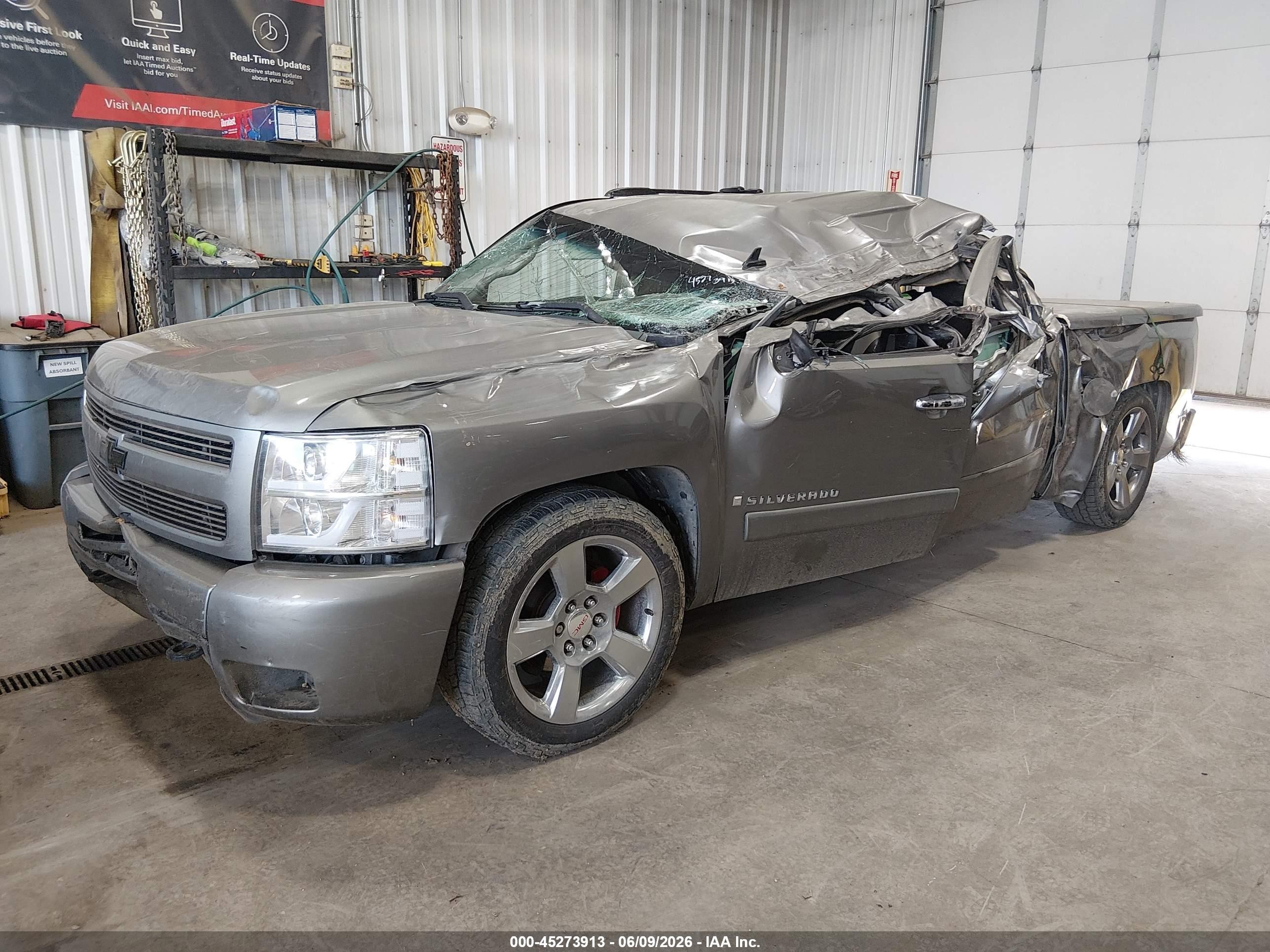 2007 Chevrolet Silverado 1500 Lt1 Серый vin: 2GCEC13C571546641