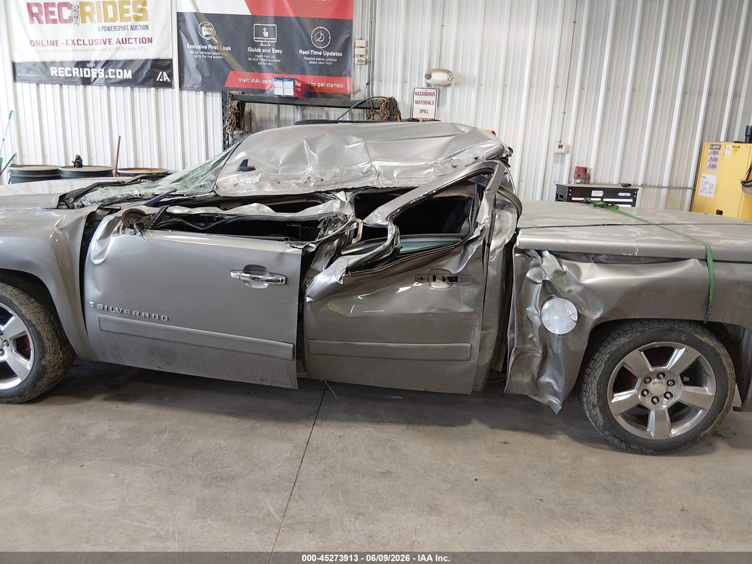 2007 Chevrolet Silverado 1500 Lt1 Серый vin: 2GCEC13C571546641