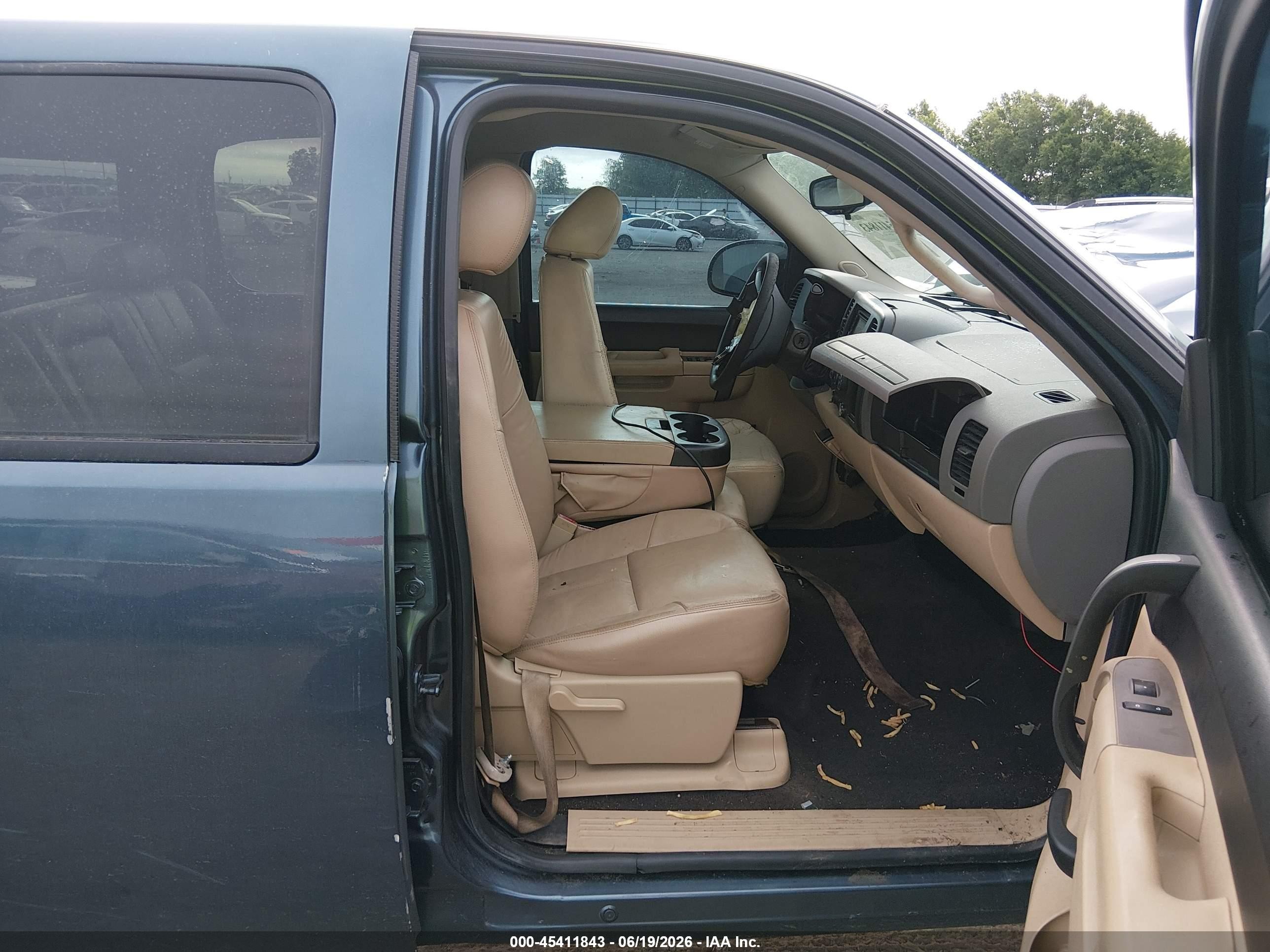 2007 Chevrolet Silverado 1500 Ls Blue vin: 2GCEC13C571712849