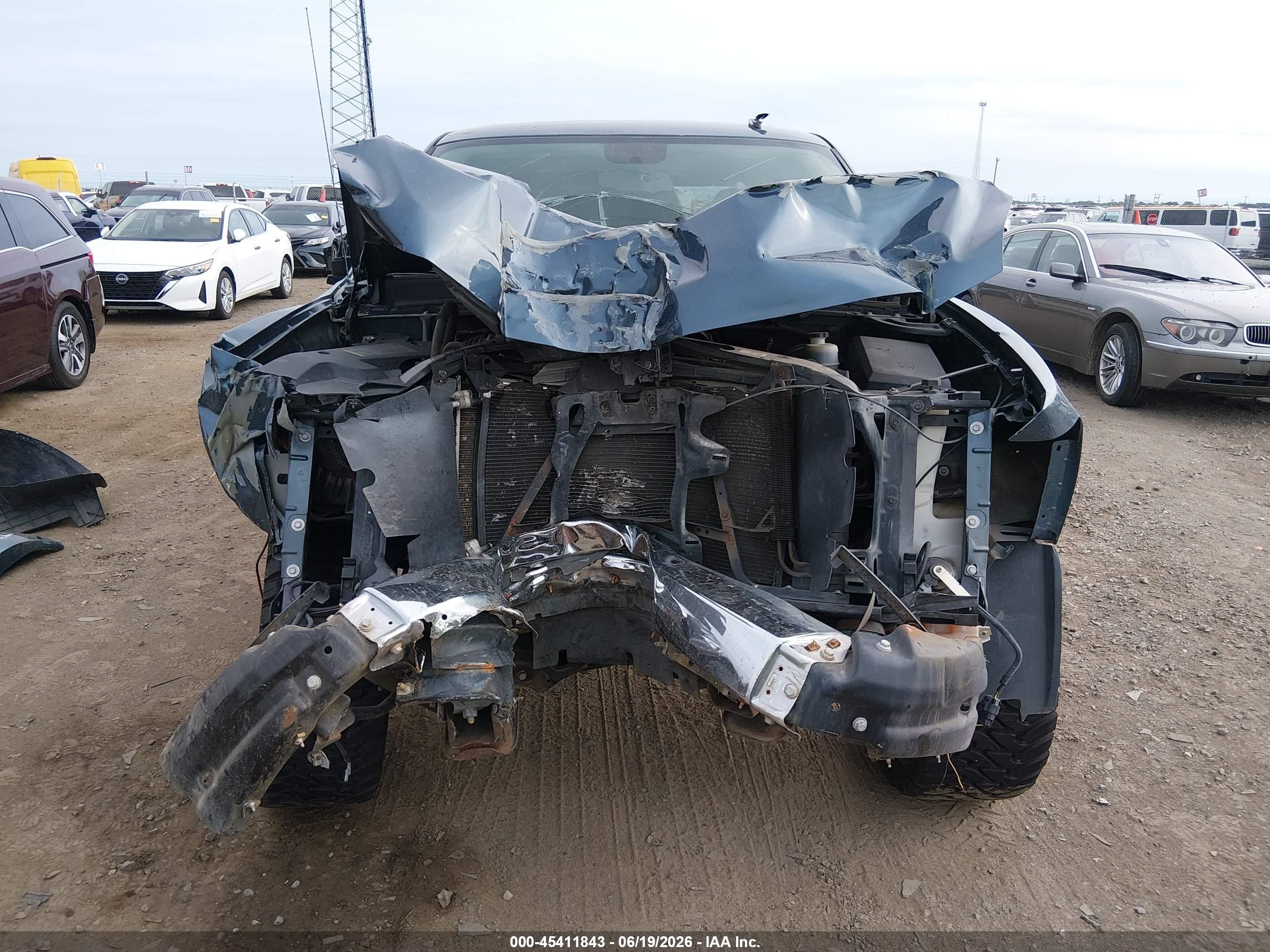2007 Chevrolet Silverado 1500 Ls Blue vin: 2GCEC13C571712849