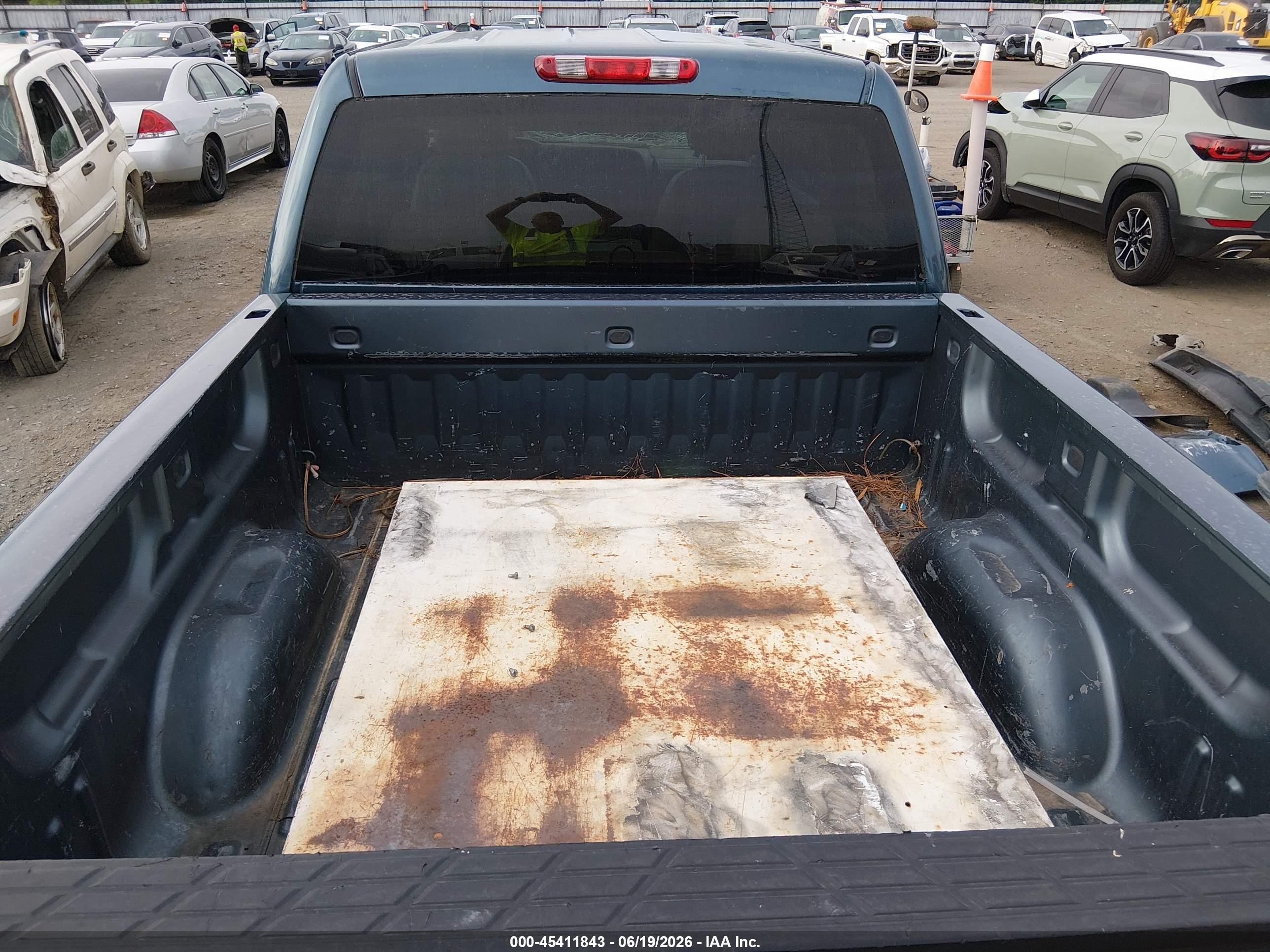 2007 Chevrolet Silverado 1500 Ls Blue vin: 2GCEC13C571712849