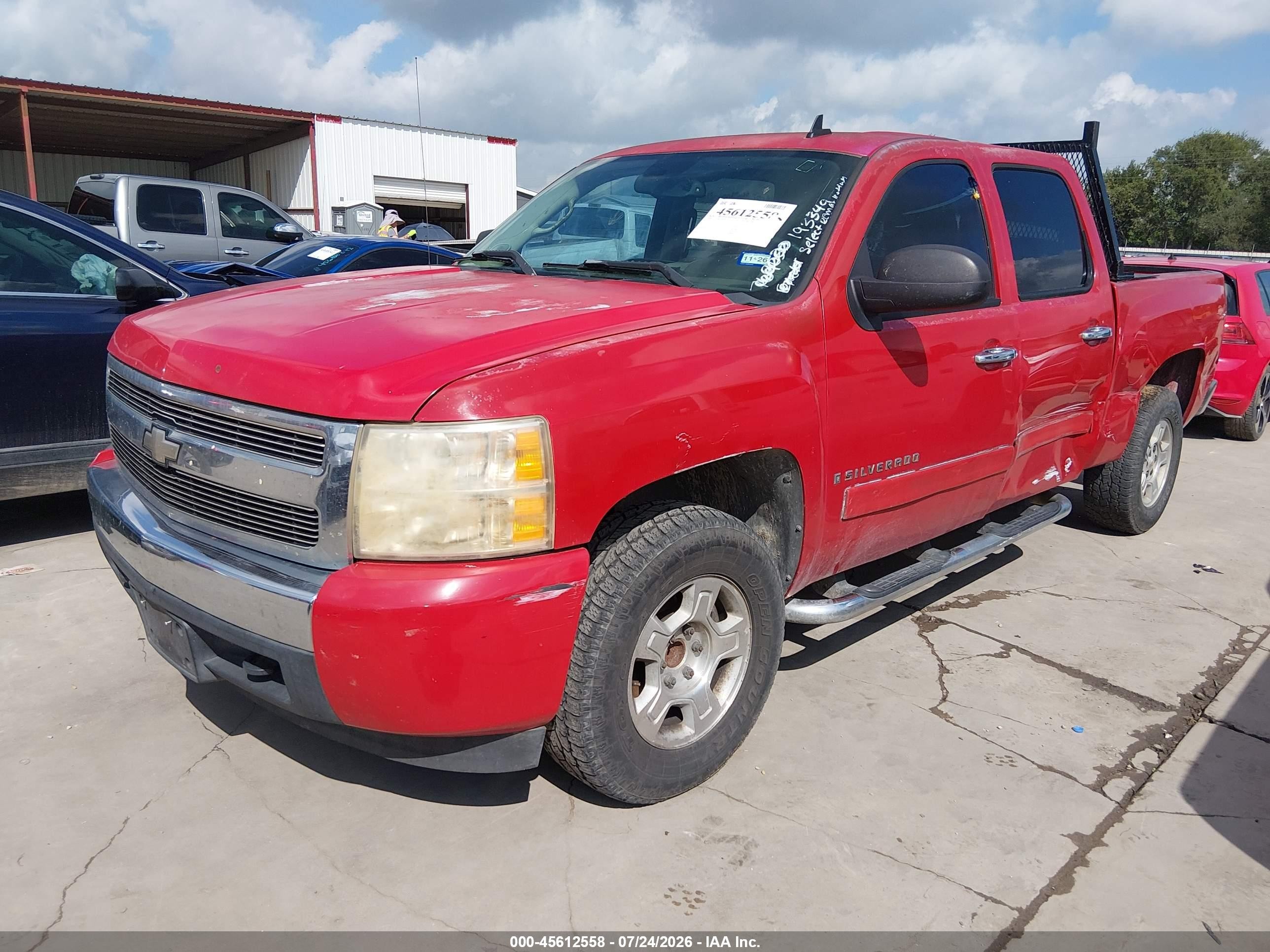2008 Chevrolet Silverado 1500 Lt1 Red vin: 2GCEC13C581193349