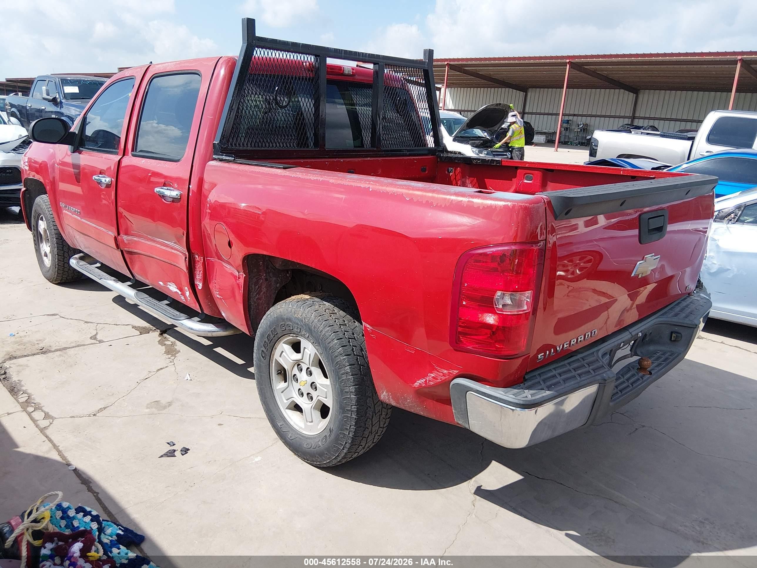 2008 Chevrolet Silverado 1500 Lt1 Red vin: 2GCEC13C581193349