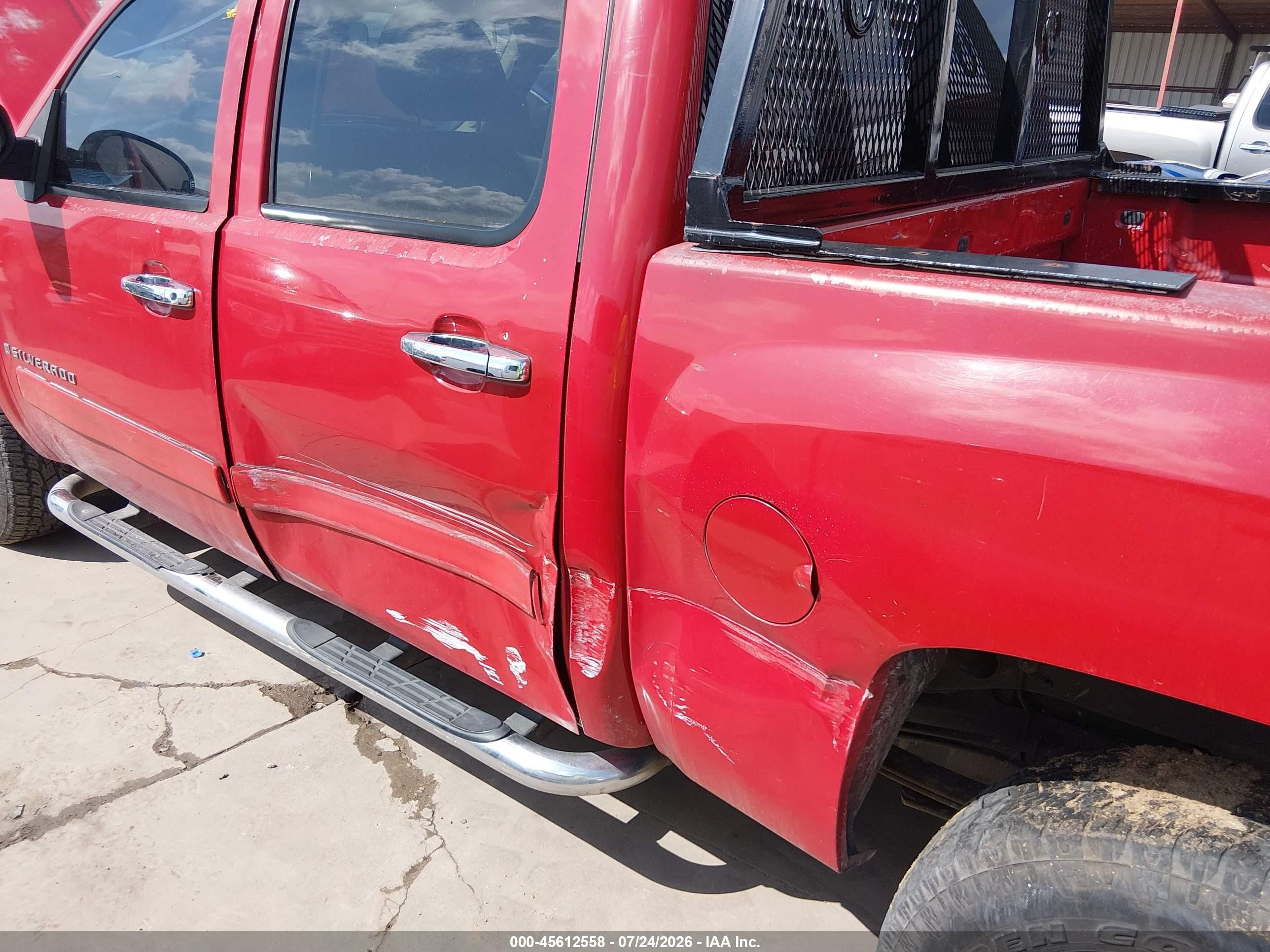 2008 Chevrolet Silverado 1500 Lt1 Red vin: 2GCEC13C581193349