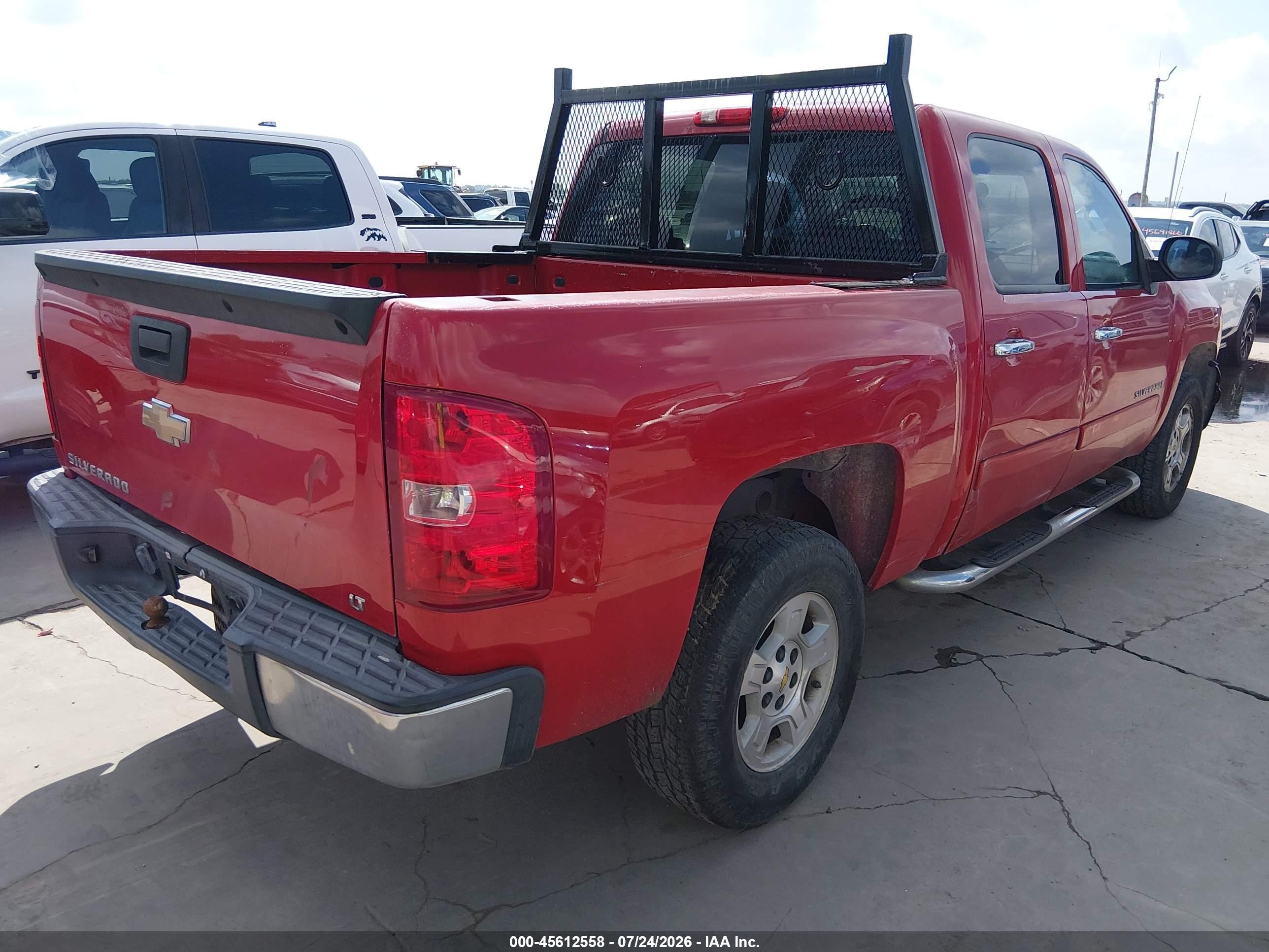 2008 Chevrolet Silverado 1500 Lt1 Red vin: 2GCEC13C581193349
