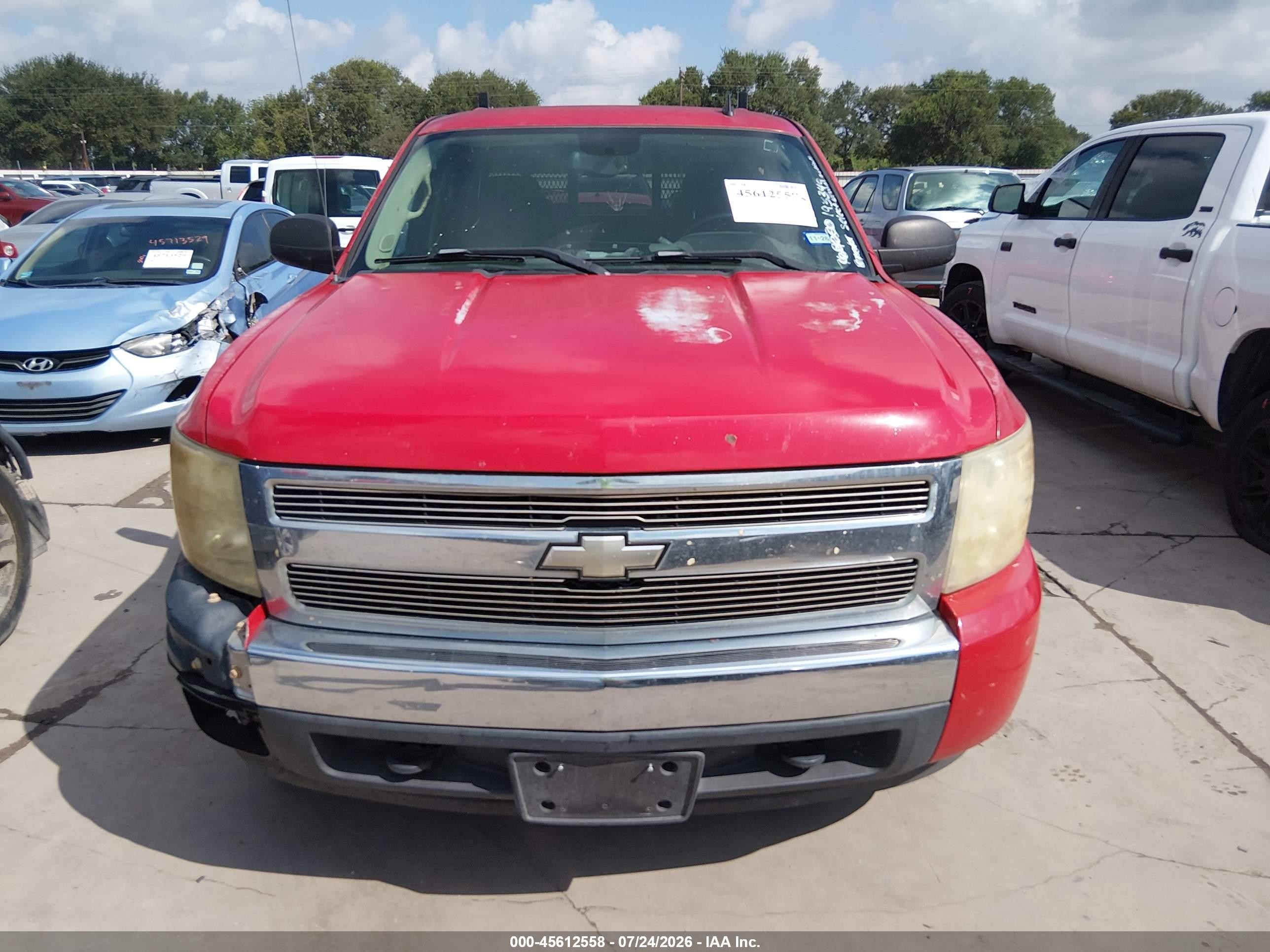 2008 Chevrolet Silverado 1500 Lt1 Red vin: 2GCEC13C581193349