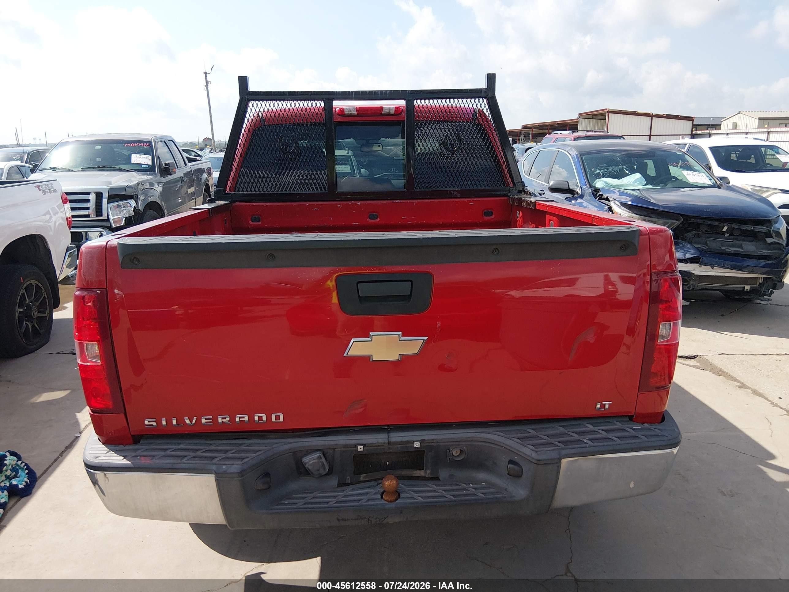 2008 Chevrolet Silverado 1500 Lt1 Red vin: 2GCEC13C581193349
