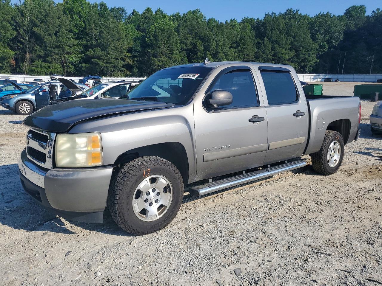 2007 Chevrolet Silverado C1500 Crew Cab Tan vin: 2GCEC13C671649941