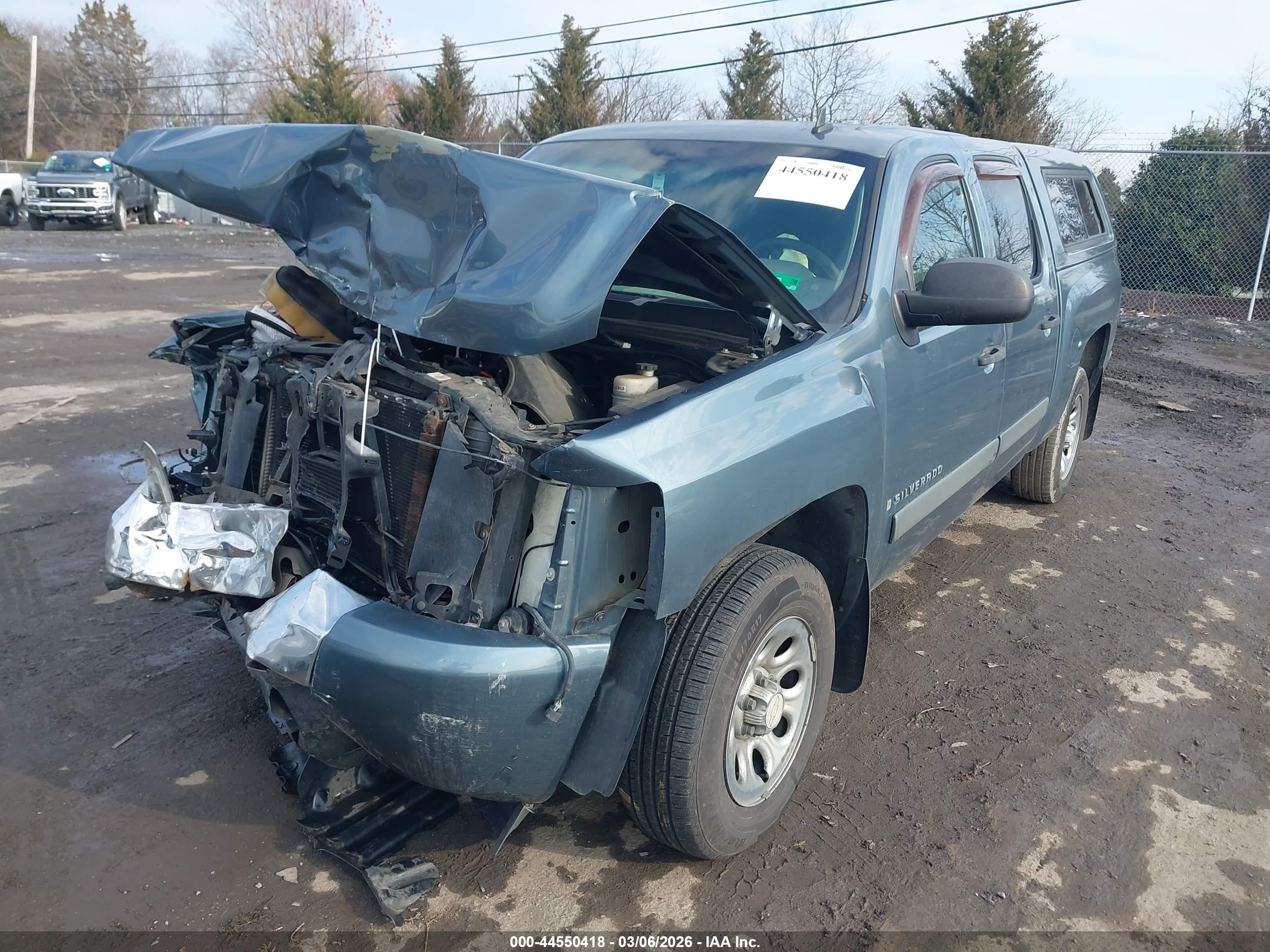2007 Chevrolet Silverado 1500 Ls Blue vin: 2GCEC13C671731829