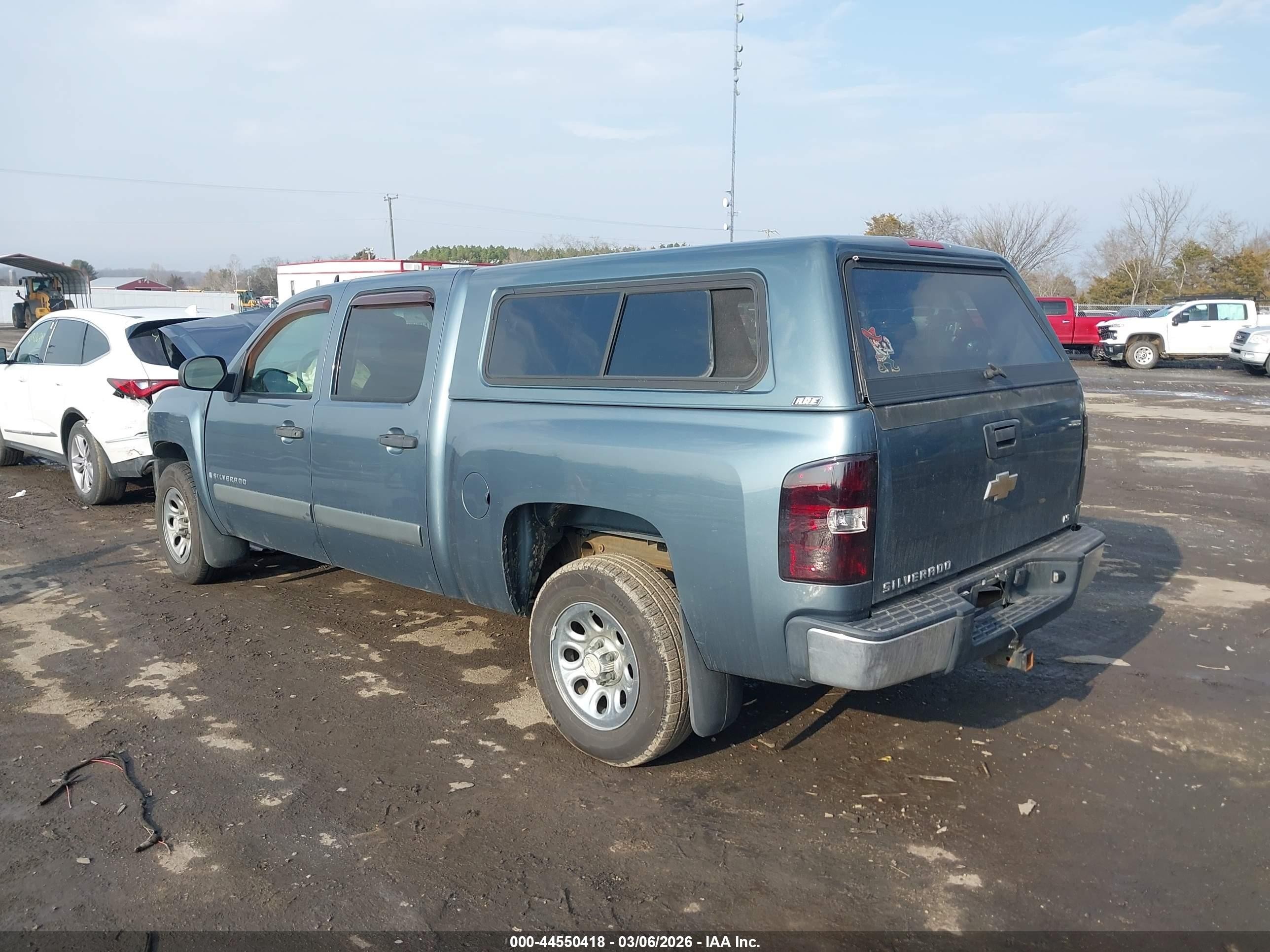 2007 Chevrolet Silverado 1500 Ls Blue vin: 2GCEC13C671731829