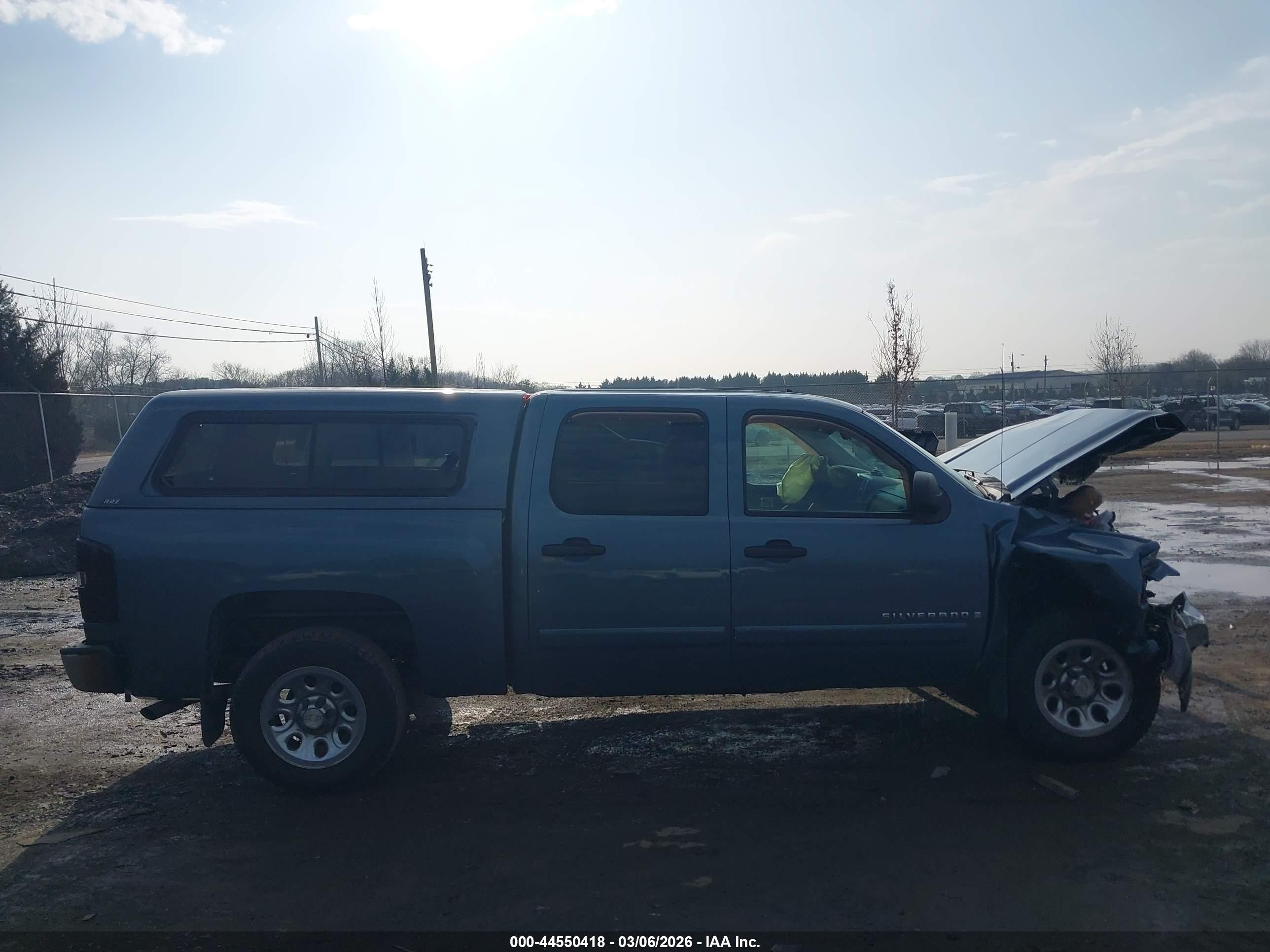 2007 Chevrolet Silverado 1500 Ls Blue vin: 2GCEC13C671731829
