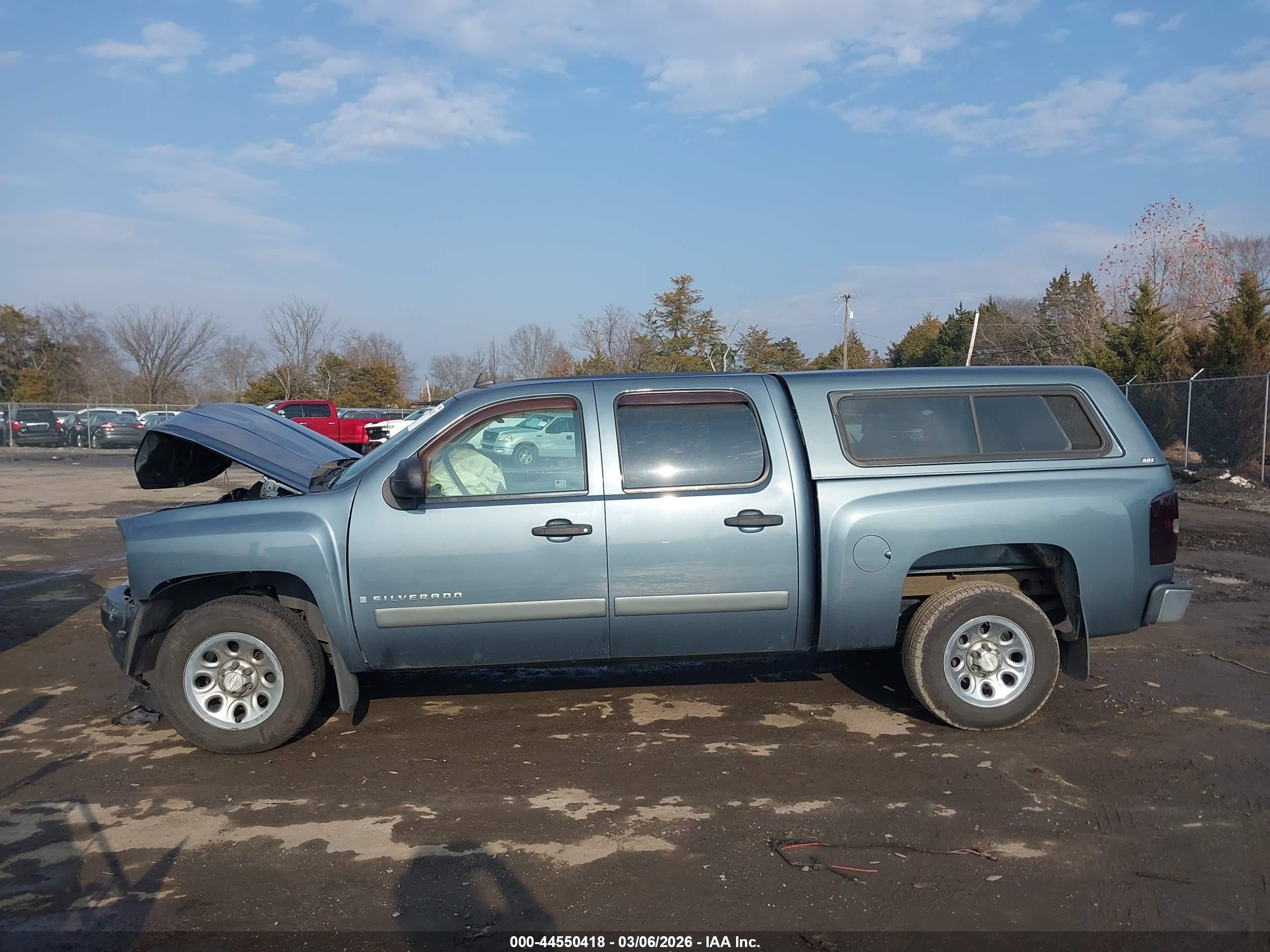 2007 Chevrolet Silverado 1500 Ls Blue vin: 2GCEC13C671731829