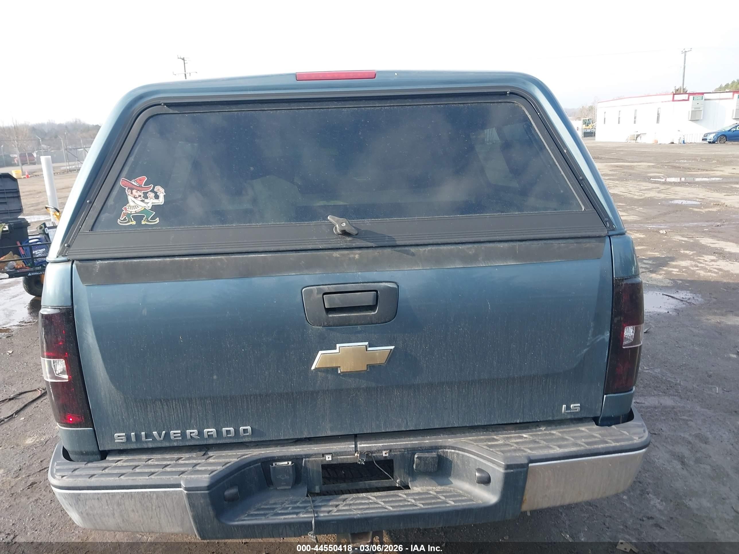 2007 Chevrolet Silverado 1500 Ls Blue vin: 2GCEC13C671731829