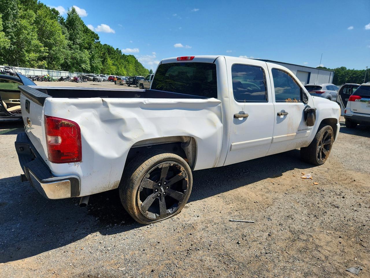 2008 Chevrolet Silverado C1500 Белый vin: 2GCEC13C681114710