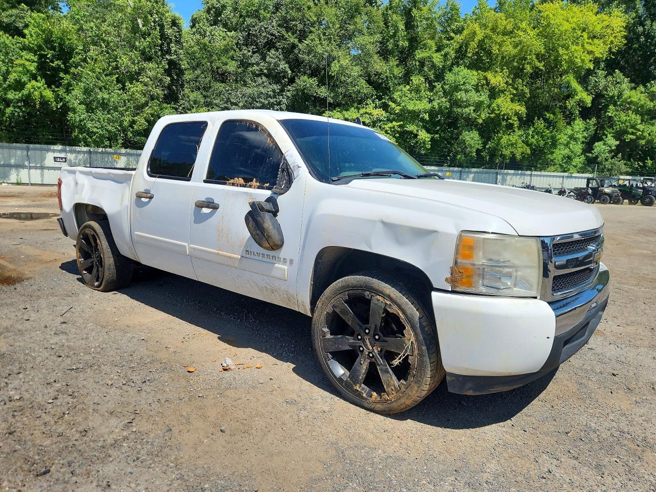 2008 Chevrolet Silverado C1500 Белый vin: 2GCEC13C681114710