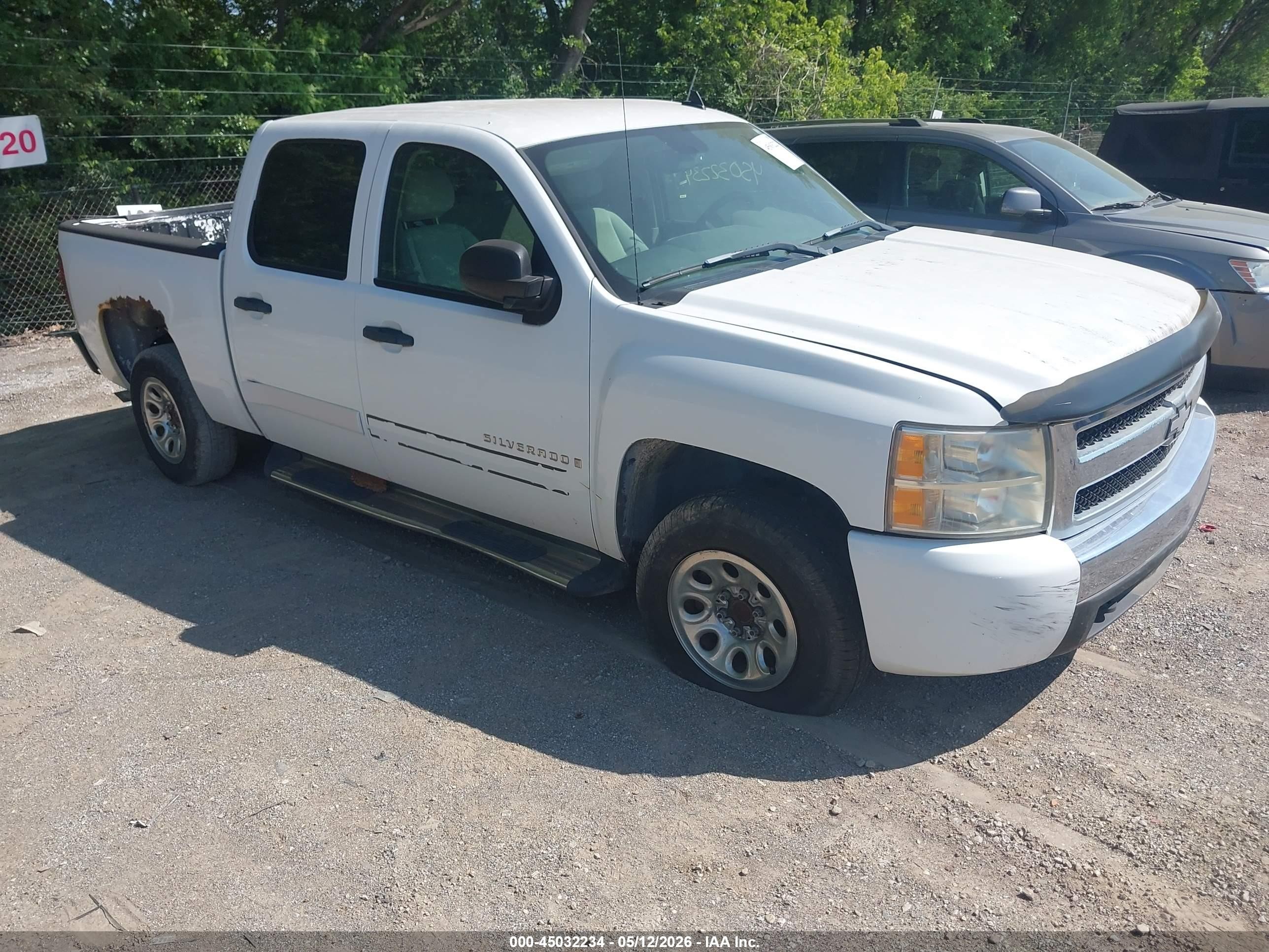 2007 Chevrolet Silverado 1500 Lt1 White vin: 2GCEC13C771548178