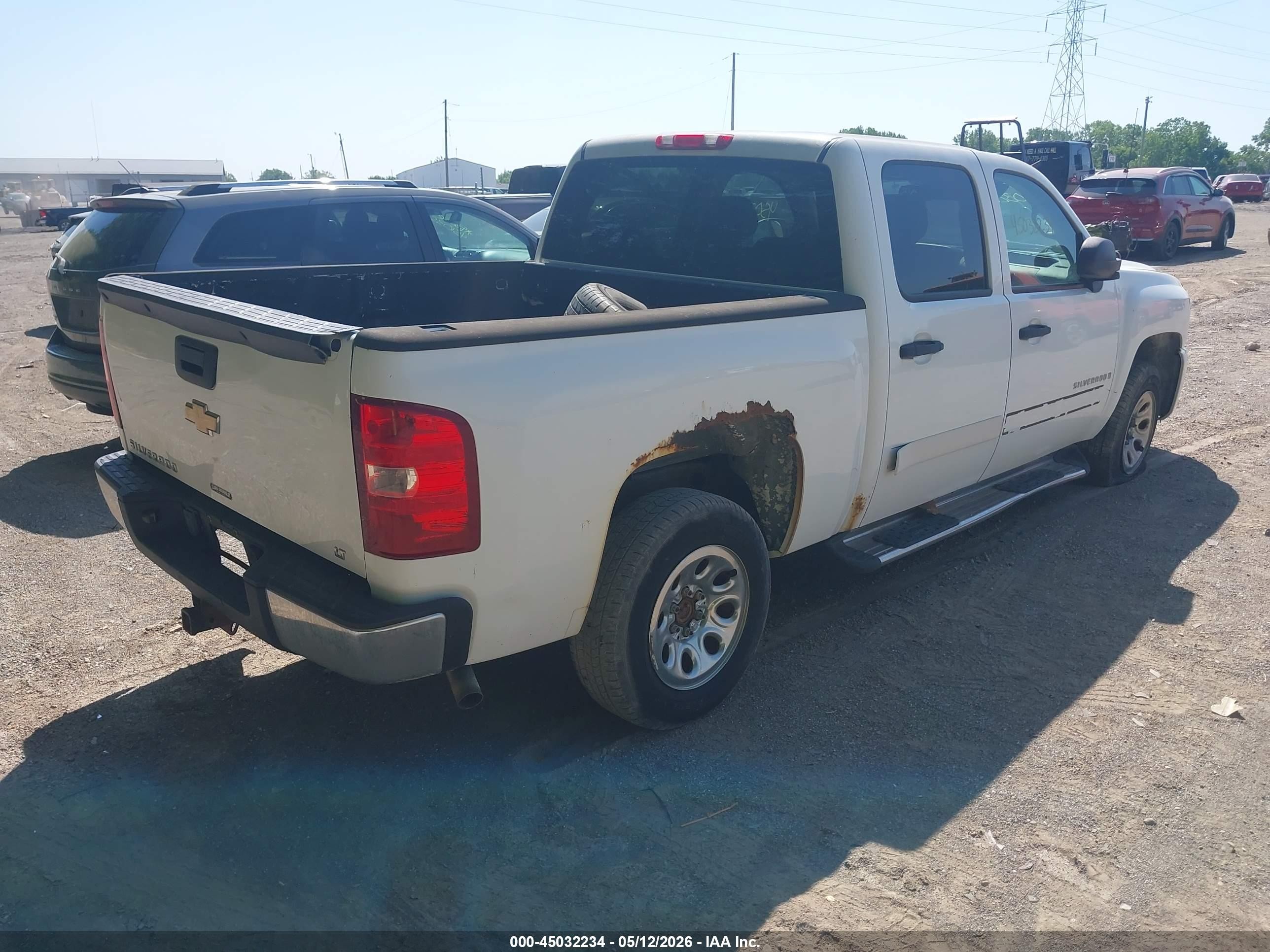 2007 Chevrolet Silverado 1500 Lt1 White vin: 2GCEC13C771548178