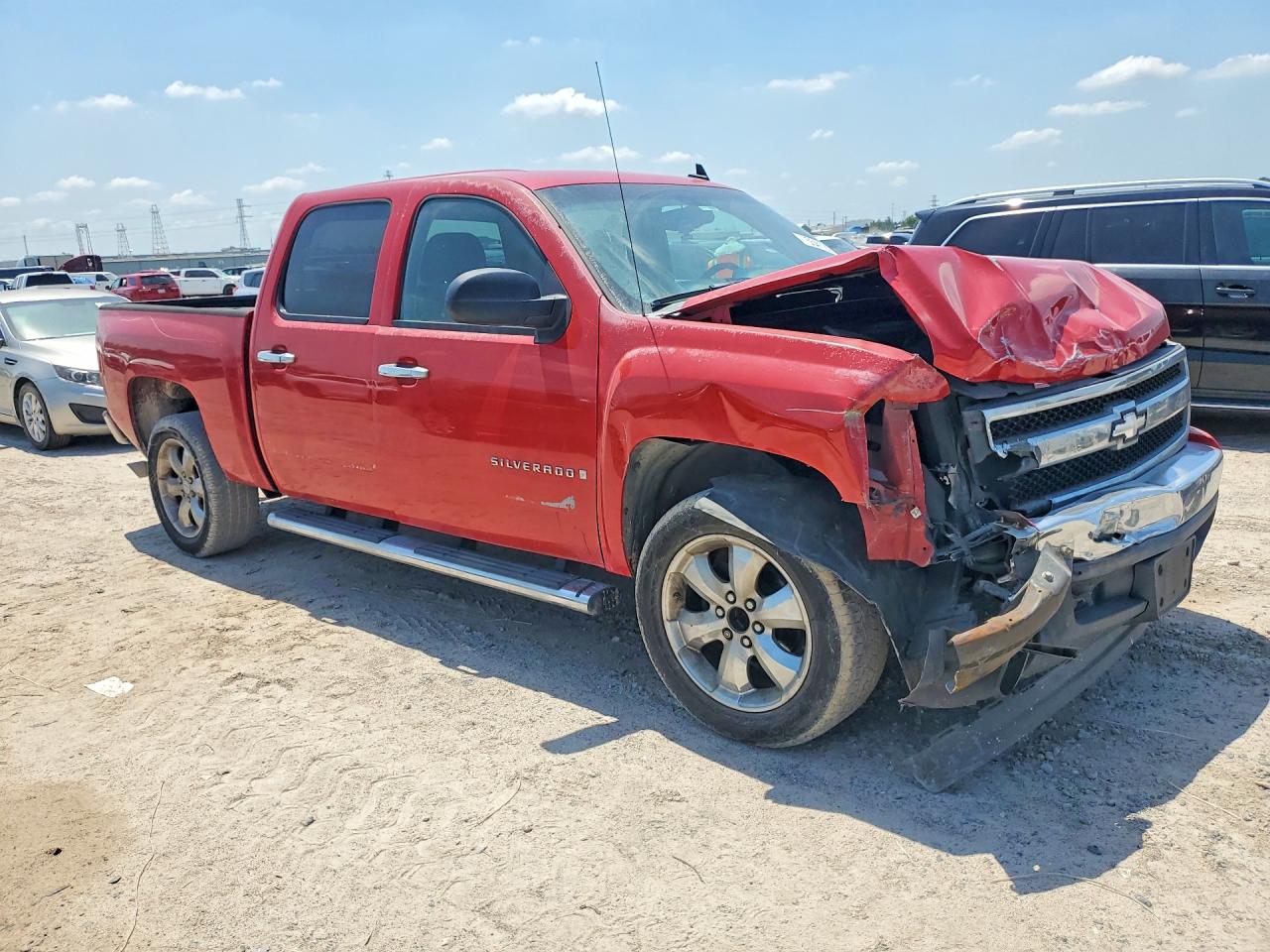 2008 Chevrolet Silverado C1500 Red vin: 2GCEC13C781304158