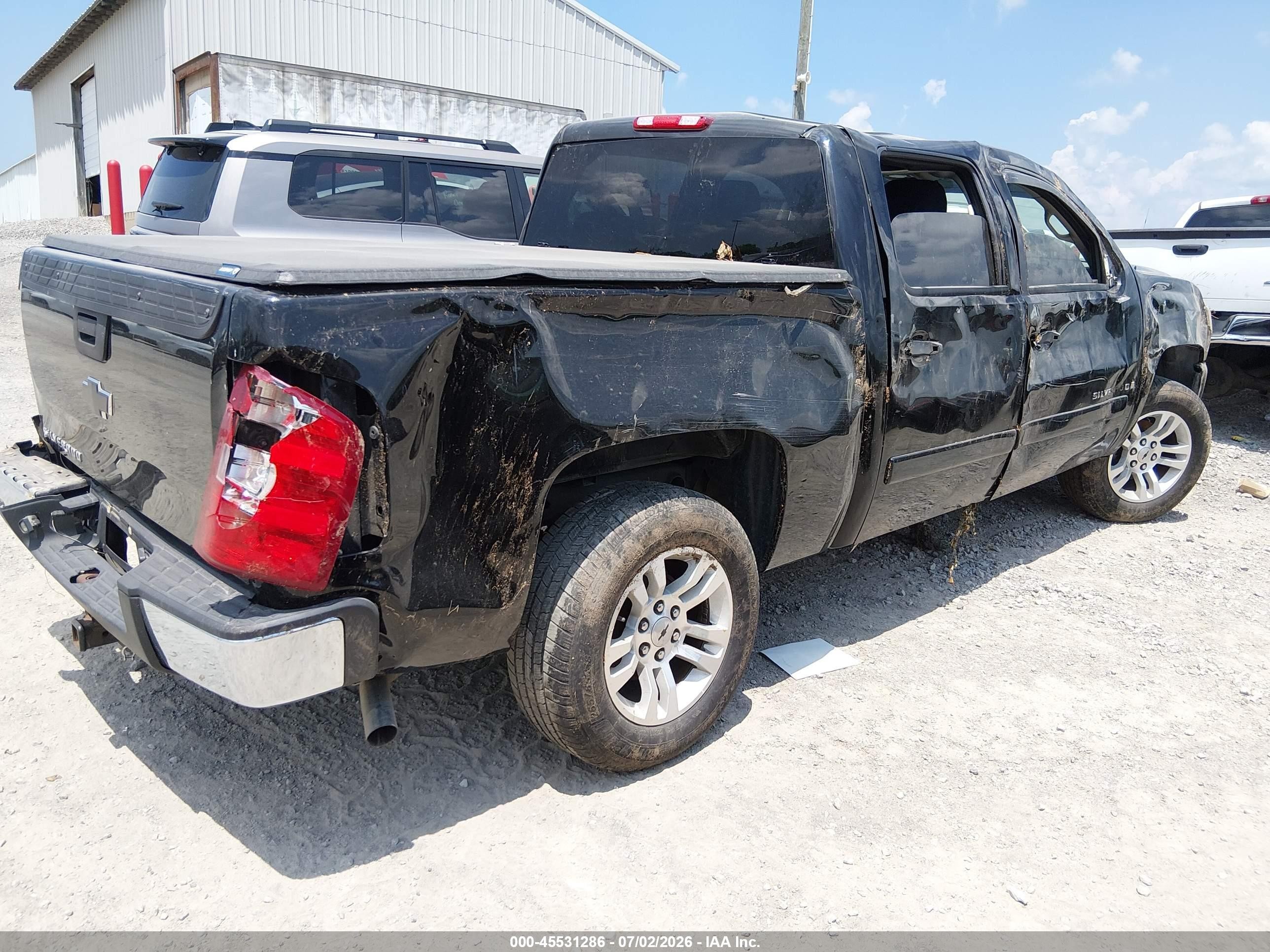 2008 Chevrolet Silverado 1500 Ls Black vin: 2GCEC13C781335054