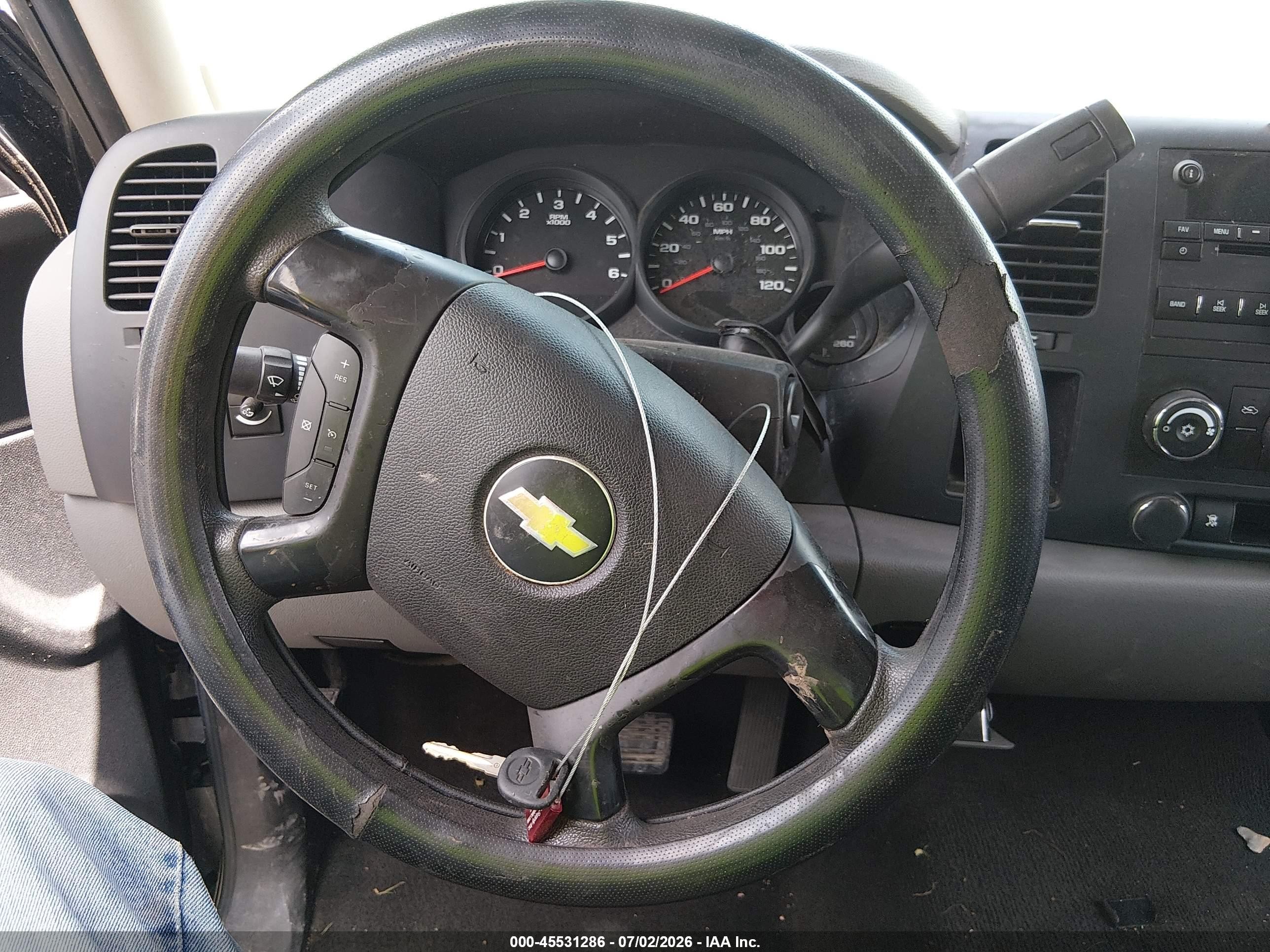 2008 Chevrolet Silverado 1500 Ls Black vin: 2GCEC13C781335054