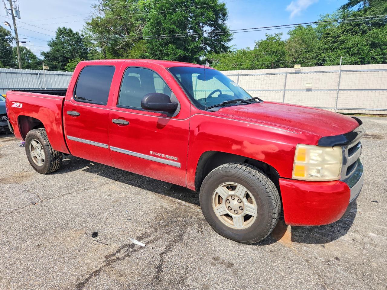 2007 Chevrolet Silverado C1500 Crew Cab Красный vin: 2GCEC13C871698834