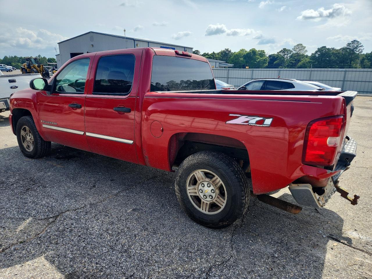 2007 Chevrolet Silverado C1500 Crew Cab Красный vin: 2GCEC13C871698834