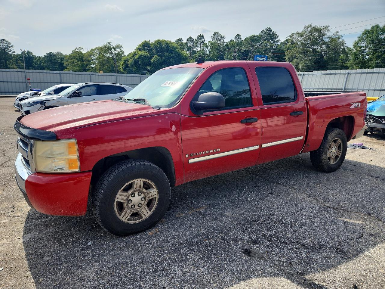 2007 Chevrolet Silverado C1500 Crew Cab Красный vin: 2GCEC13C871698834