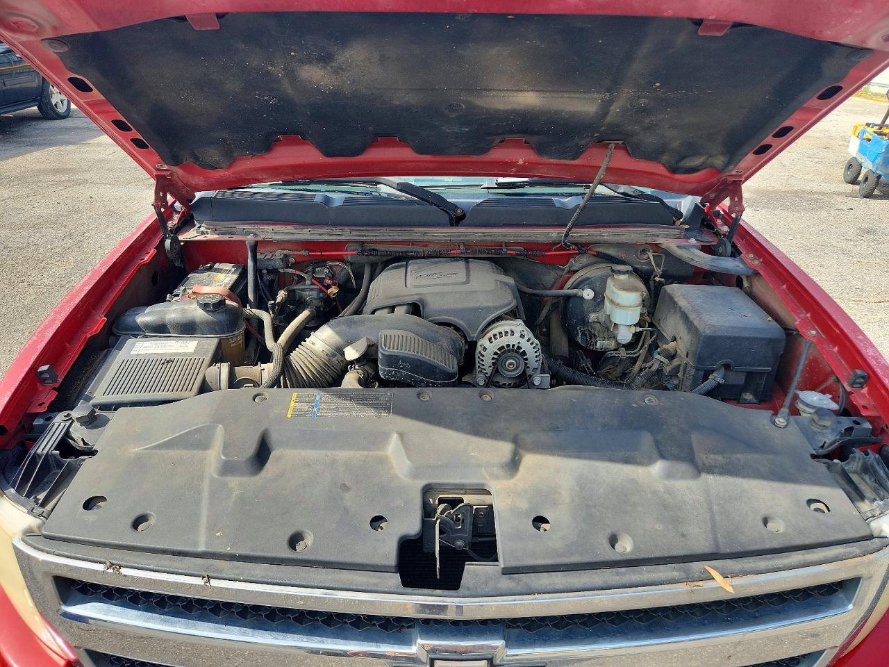 2007 Chevrolet Silverado C1500 Crew Cab Красный vin: 2GCEC13C871698834