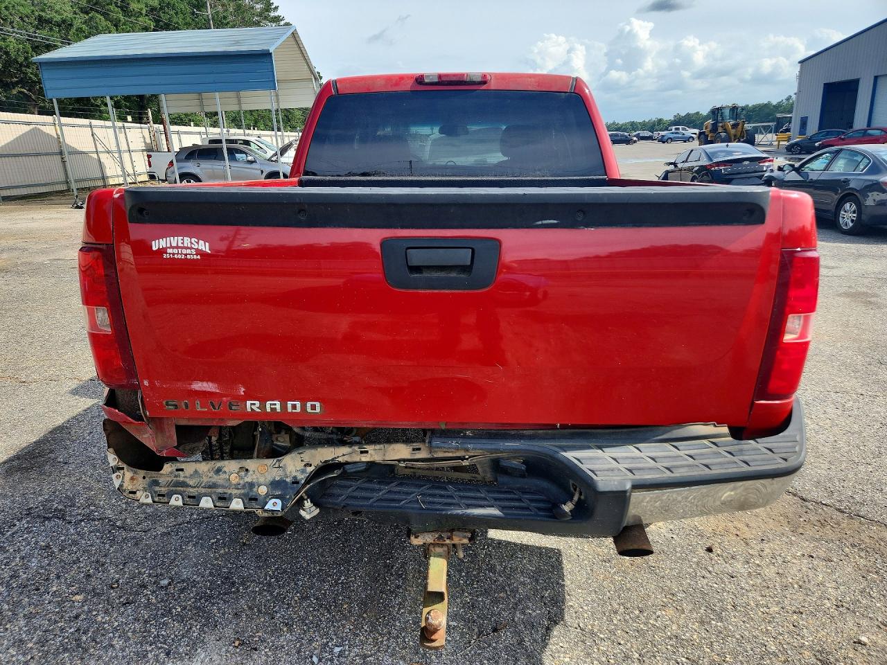 2007 Chevrolet Silverado C1500 Crew Cab Красный vin: 2GCEC13C871698834