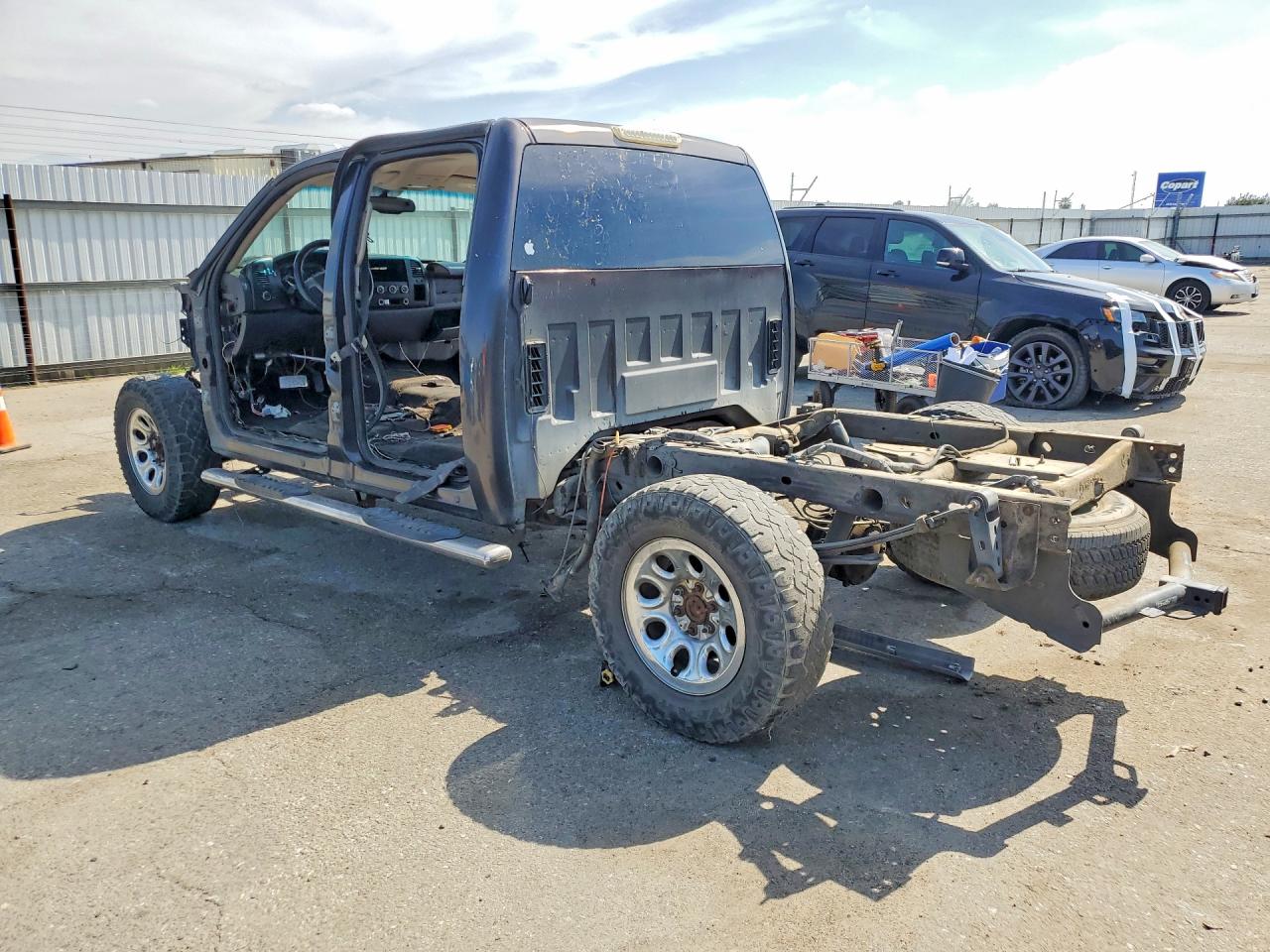 2007 Chev Silverado C1500 Crew Cab Black vin: 2GCEC13C971576774
