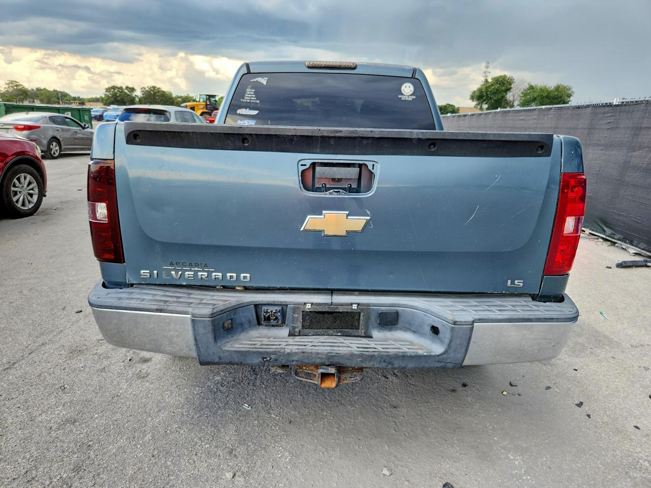 2007 Chevrolet Silverado C1500 Crew Cab Blue vin: 2GCEC13C971717942