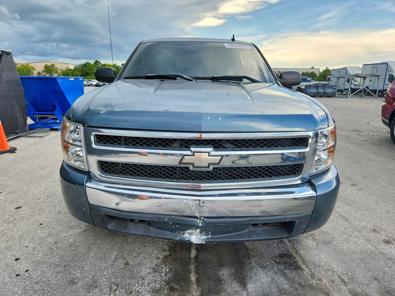 2007 Chevrolet Silverado C1500 Crew Cab Blue vin: 2GCEC13C971717942