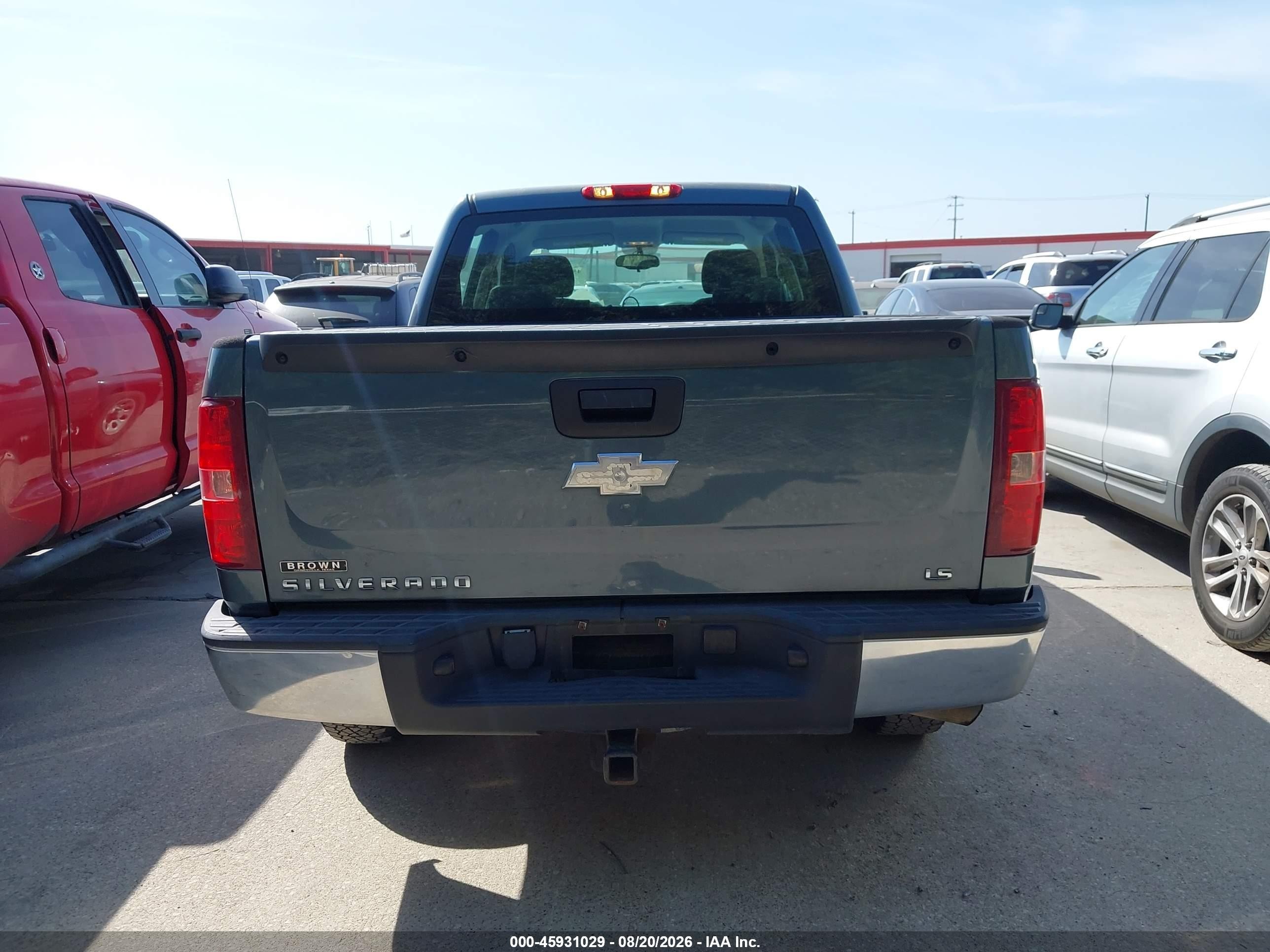 2007 Chevrolet Silverado 1500 Work Truck Gray vin: 2GCEC13CX71508547
