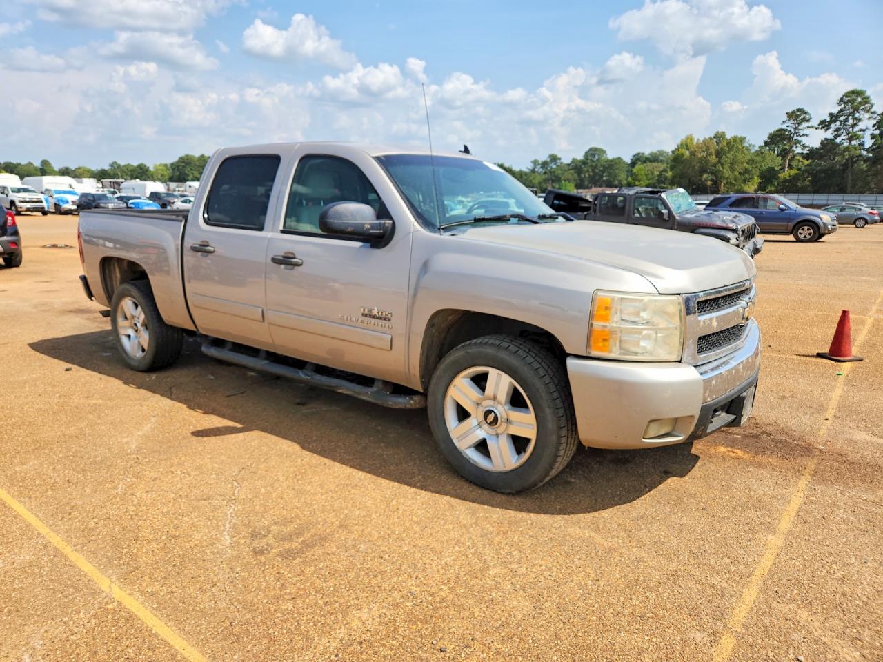 2007 Chevrolet Silverado C1500 Crew Cab Silver vin: 2GCEC13J071504330