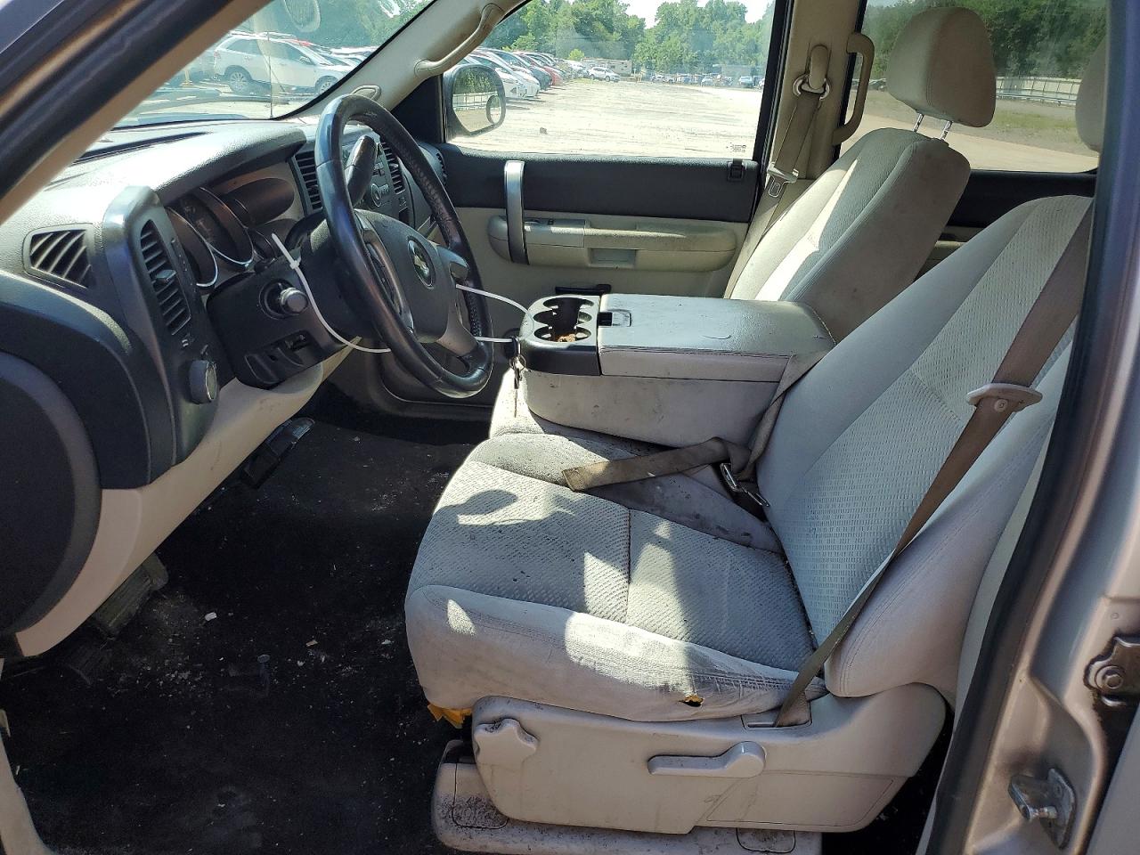 2007 Chevrolet Silverado C1500 Crew Cab Gray vin: 2GCEC13J071530328