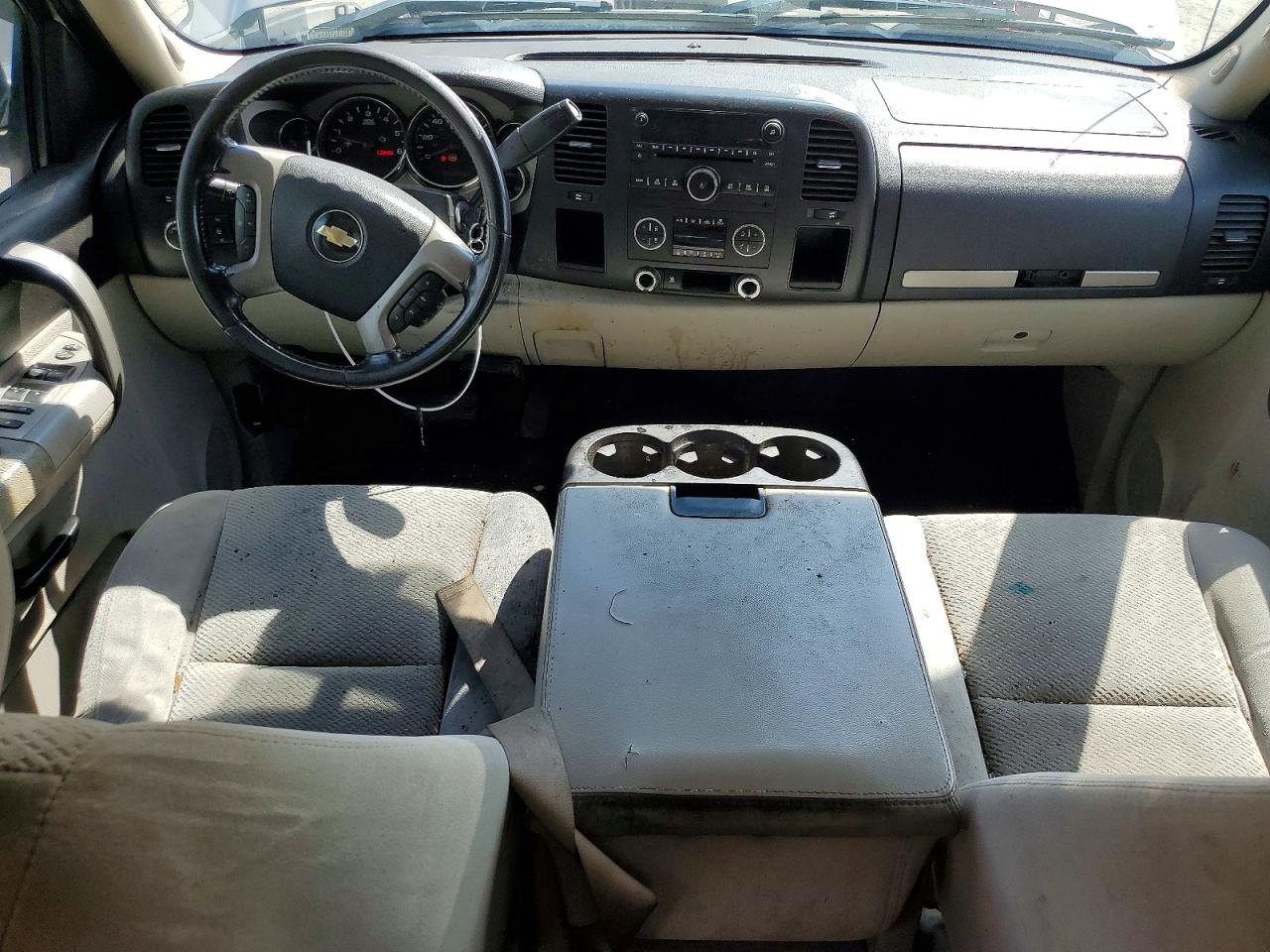 2007 Chevrolet Silverado C1500 Crew Cab Gray vin: 2GCEC13J071530328