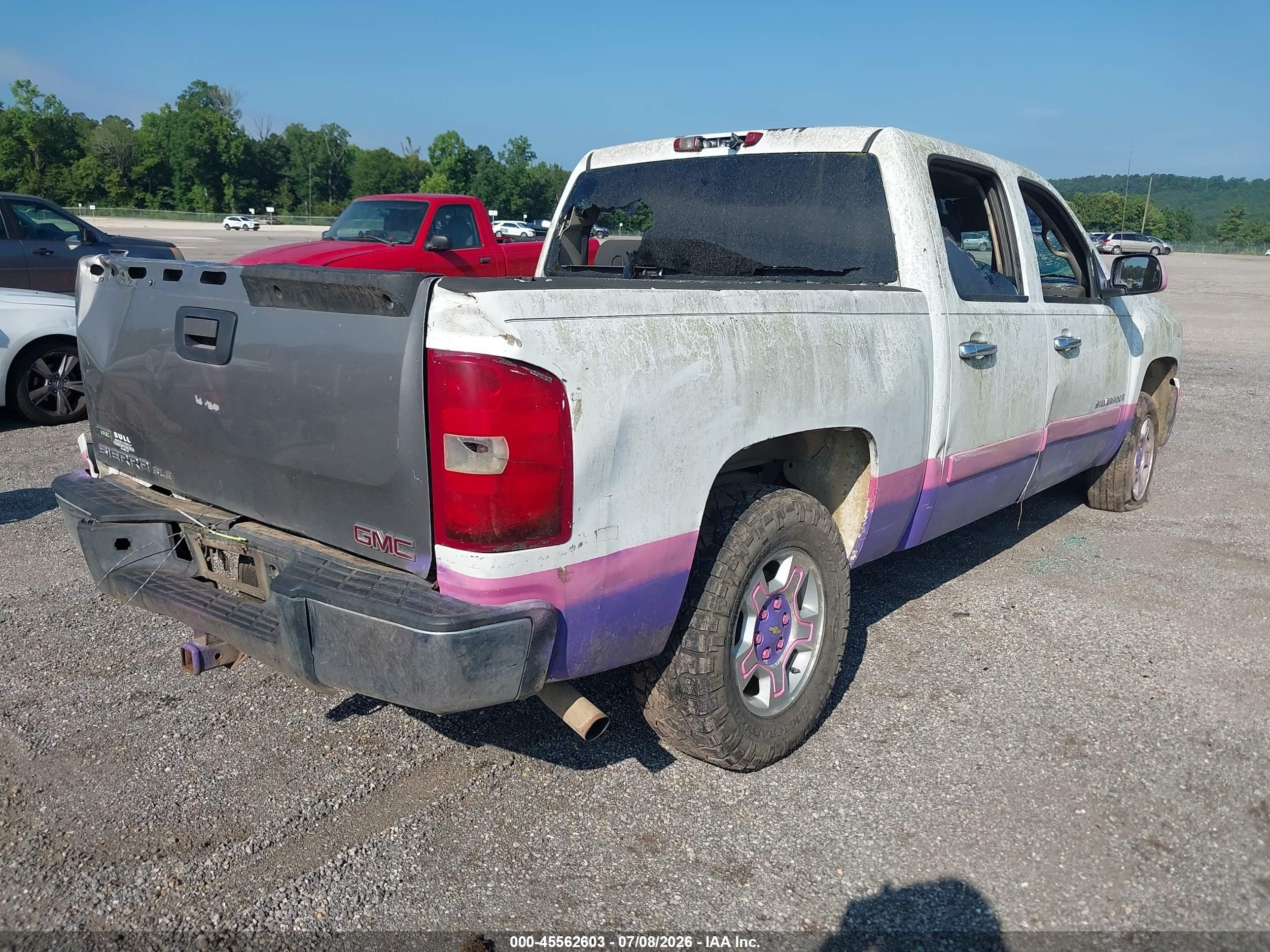 2007 Chevrolet Silverado 1500 Lt1 Белый vin: 2GCEC13J071550465