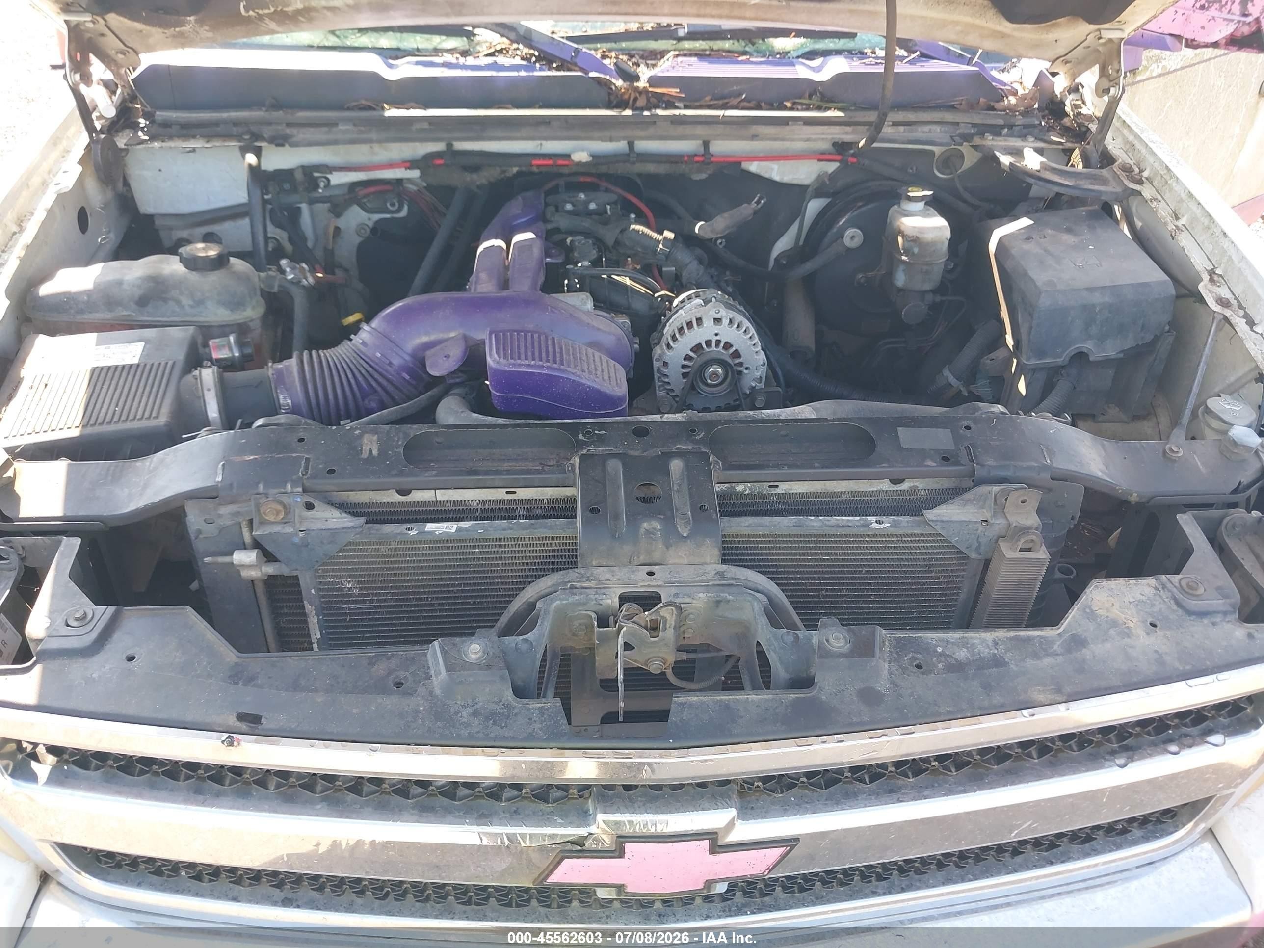 2007 Chevrolet Silverado 1500 Lt1 Белый vin: 2GCEC13J071550465