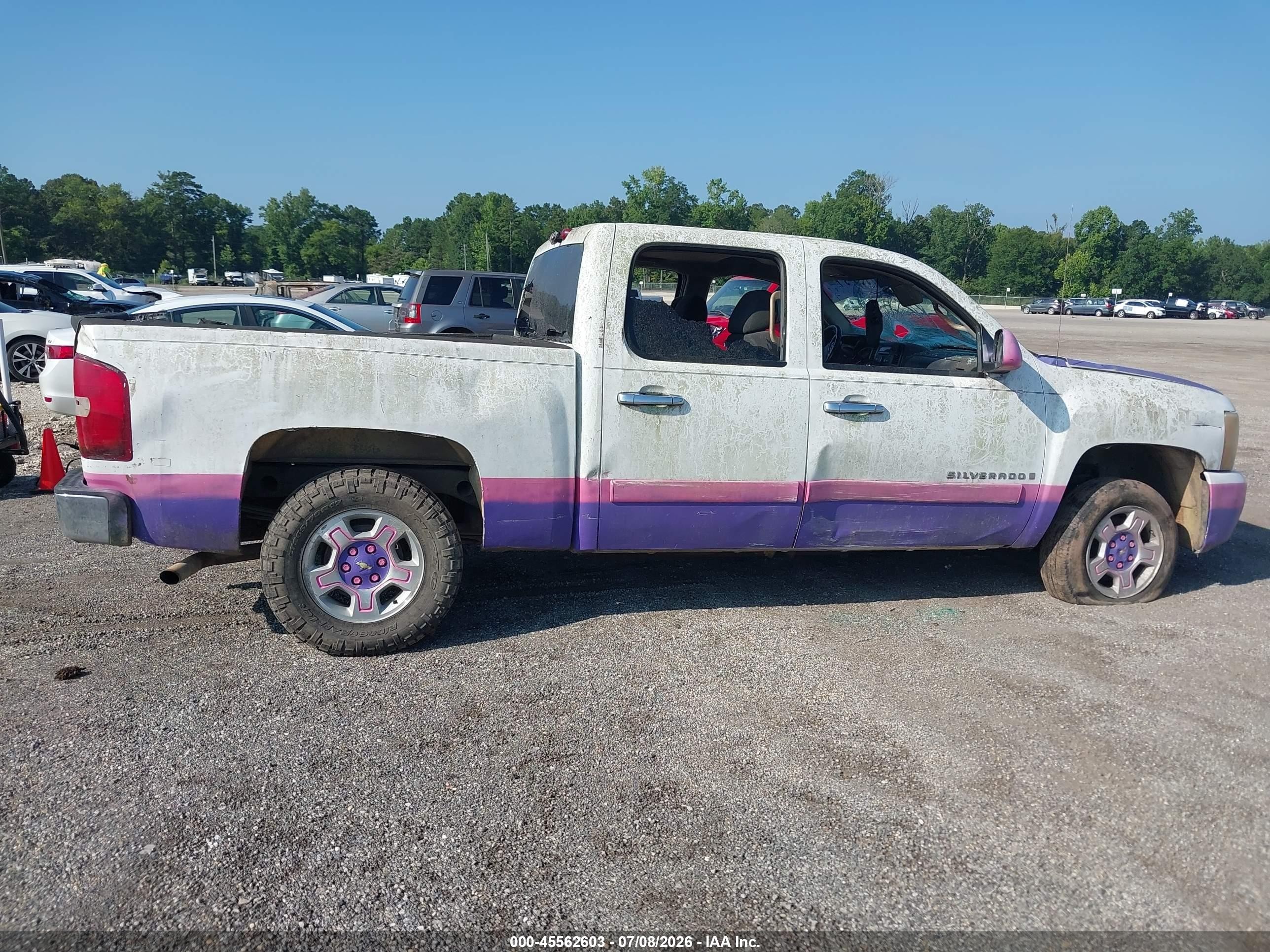 2007 Chevrolet Silverado 1500 Lt1 Белый vin: 2GCEC13J071550465