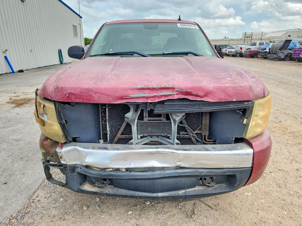 2007 Chevrolet Silverado C1500 Crew Cab Maroon vin: 2GCEC13J071637654