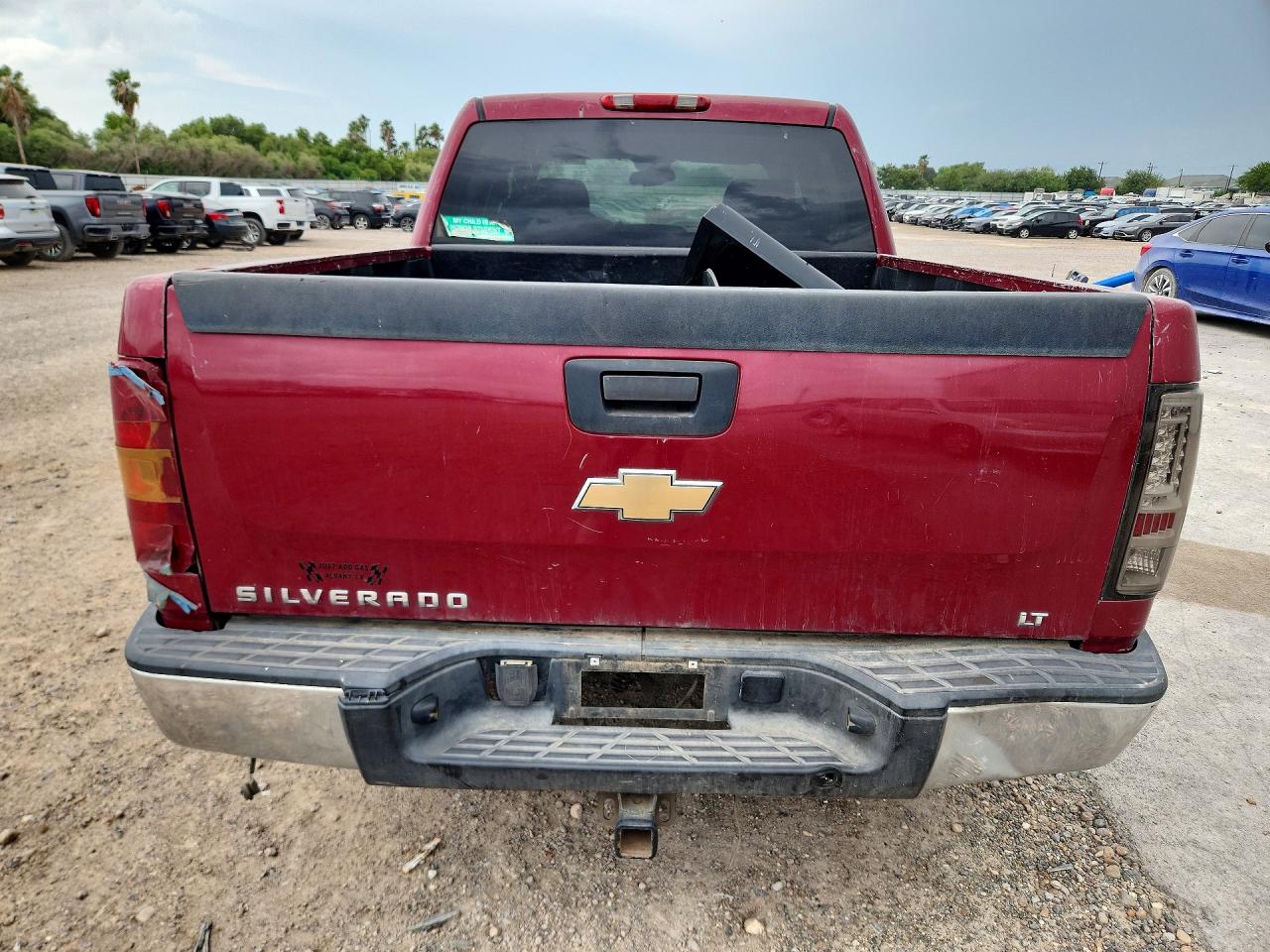 2007 Chevrolet Silverado C1500 Crew Cab Maroon vin: 2GCEC13J071637654