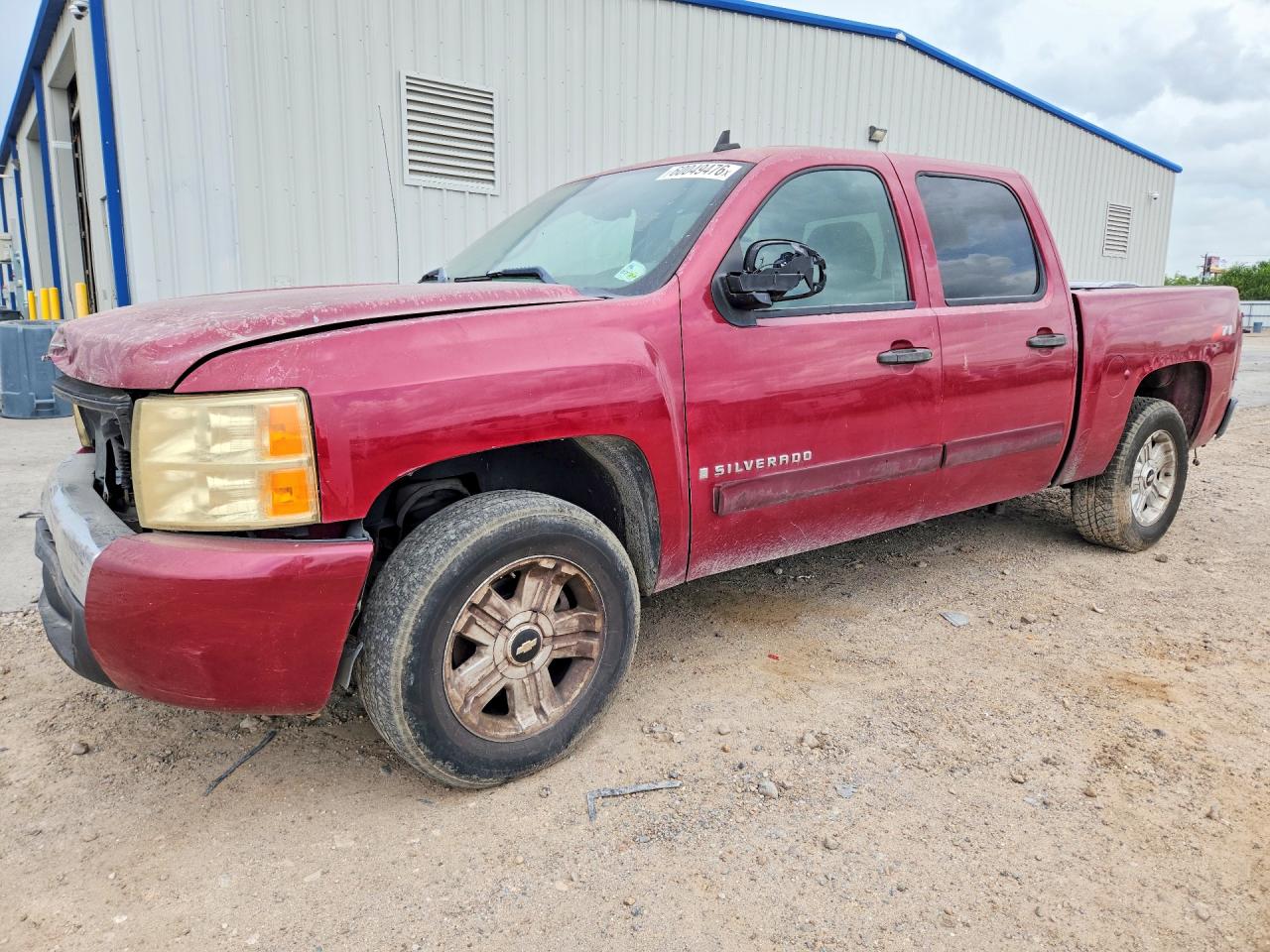 2007 Chevrolet Silverado C1500 Crew Cab Maroon vin: 2GCEC13J071637654