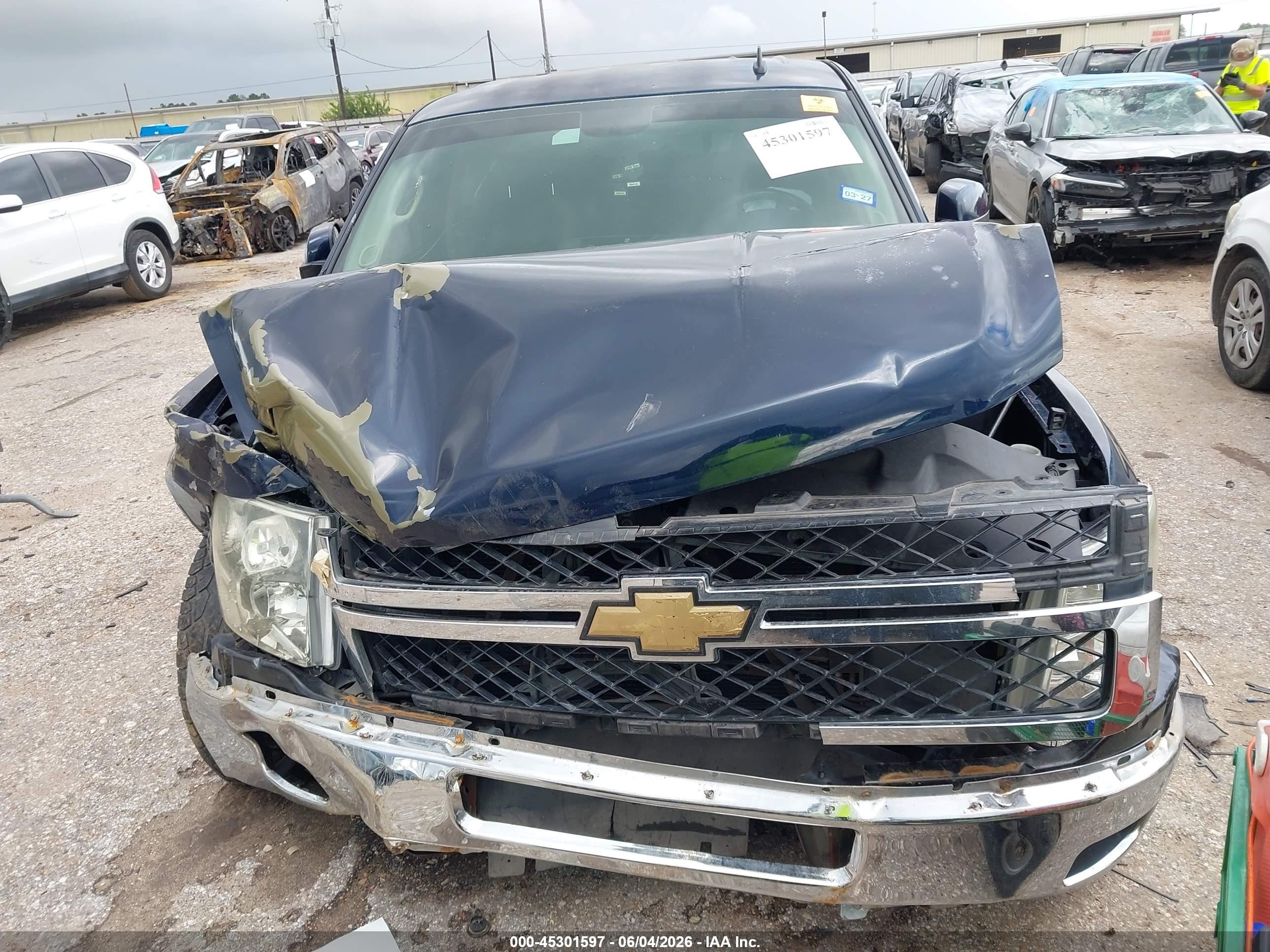 2008 Chevrolet Silverado 1500 Lt1 Blue vin: 2GCEC13J081170138