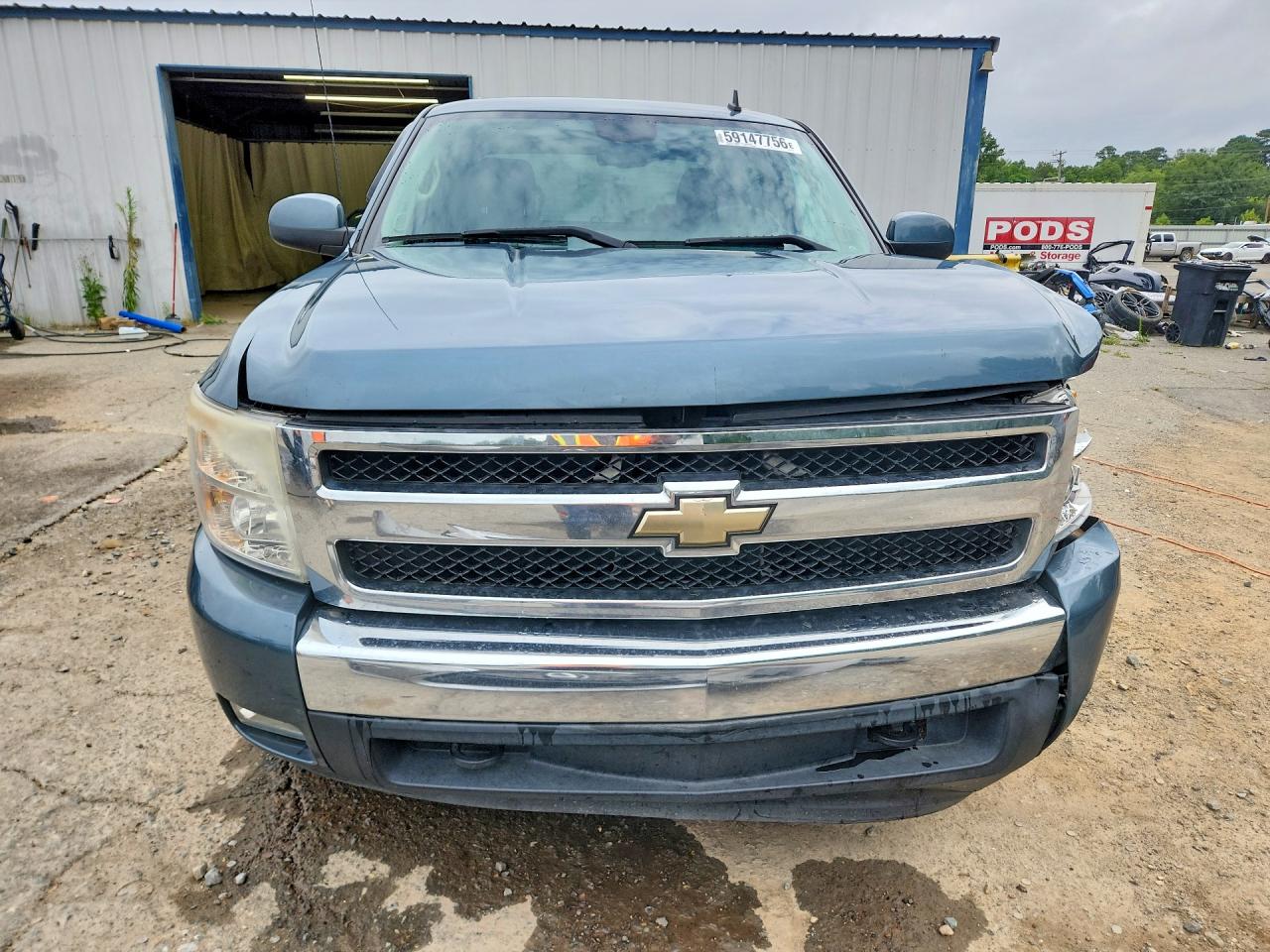 2008 Chevrolet Silverado C1500 Blue vin: 2GCEC13J181170410