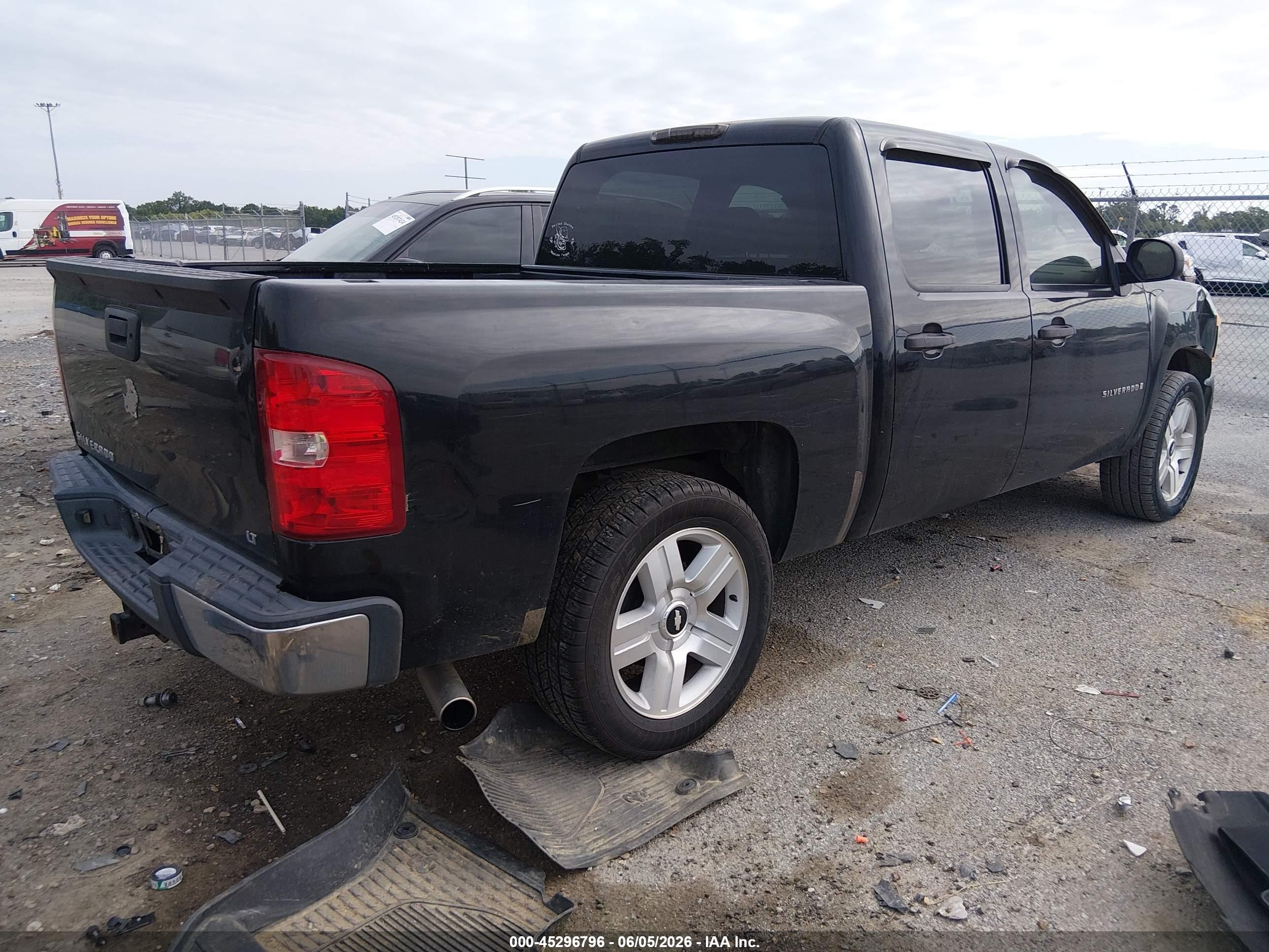 2008 Chevrolet Silverado 1500 Lt1 Black vin: 2GCEC13J181280910