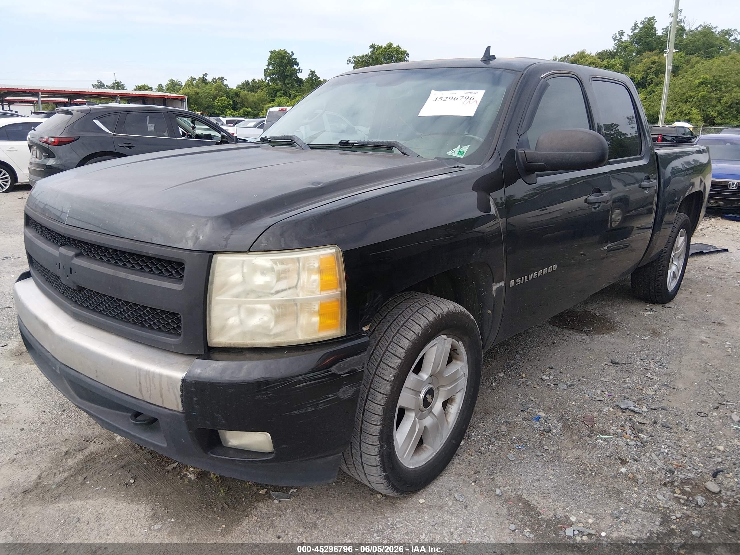 2008 Chevrolet Silverado 1500 Lt1 Black vin: 2GCEC13J181280910