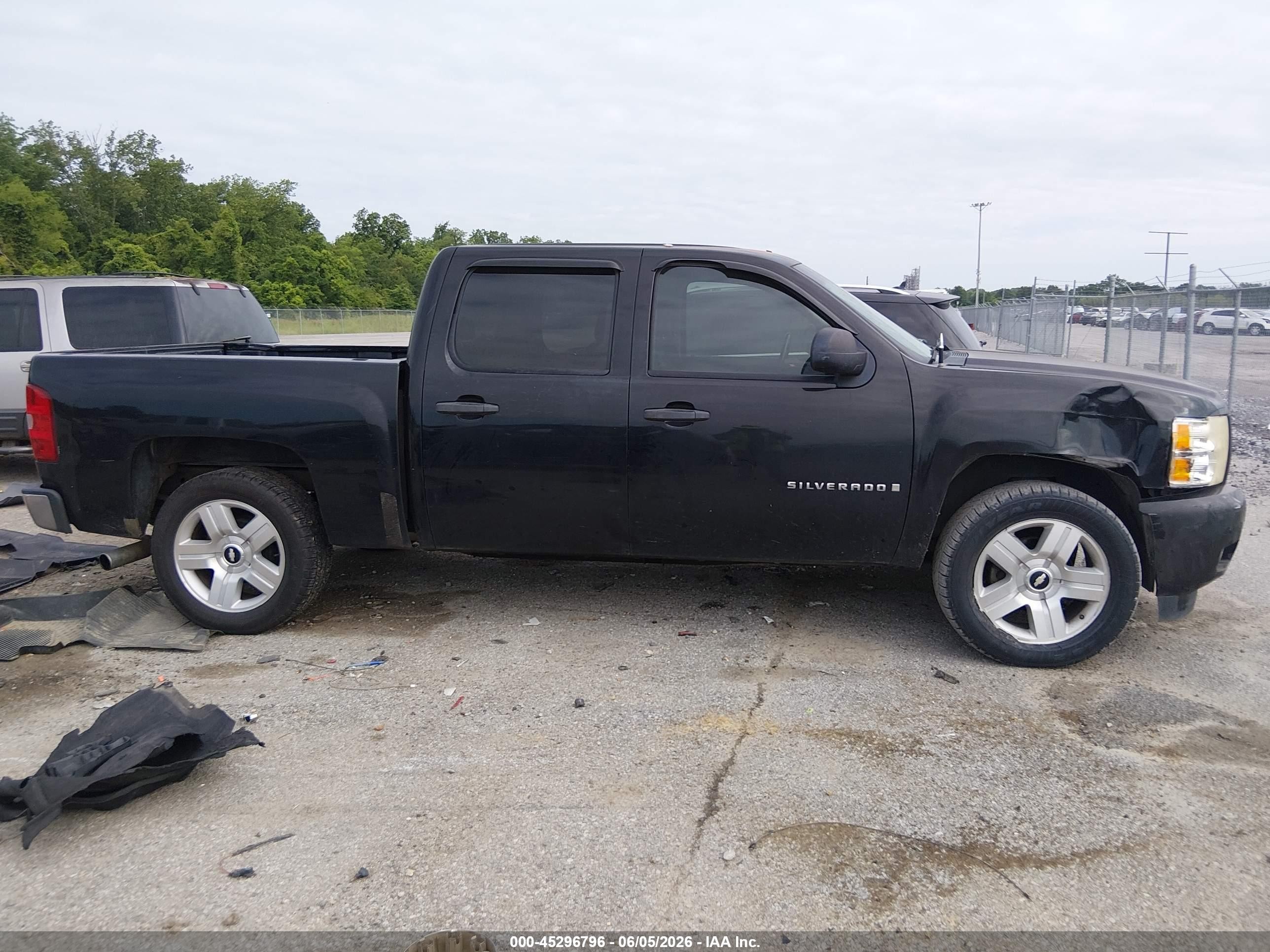 2008 Chevrolet Silverado 1500 Lt1 Black vin: 2GCEC13J181280910