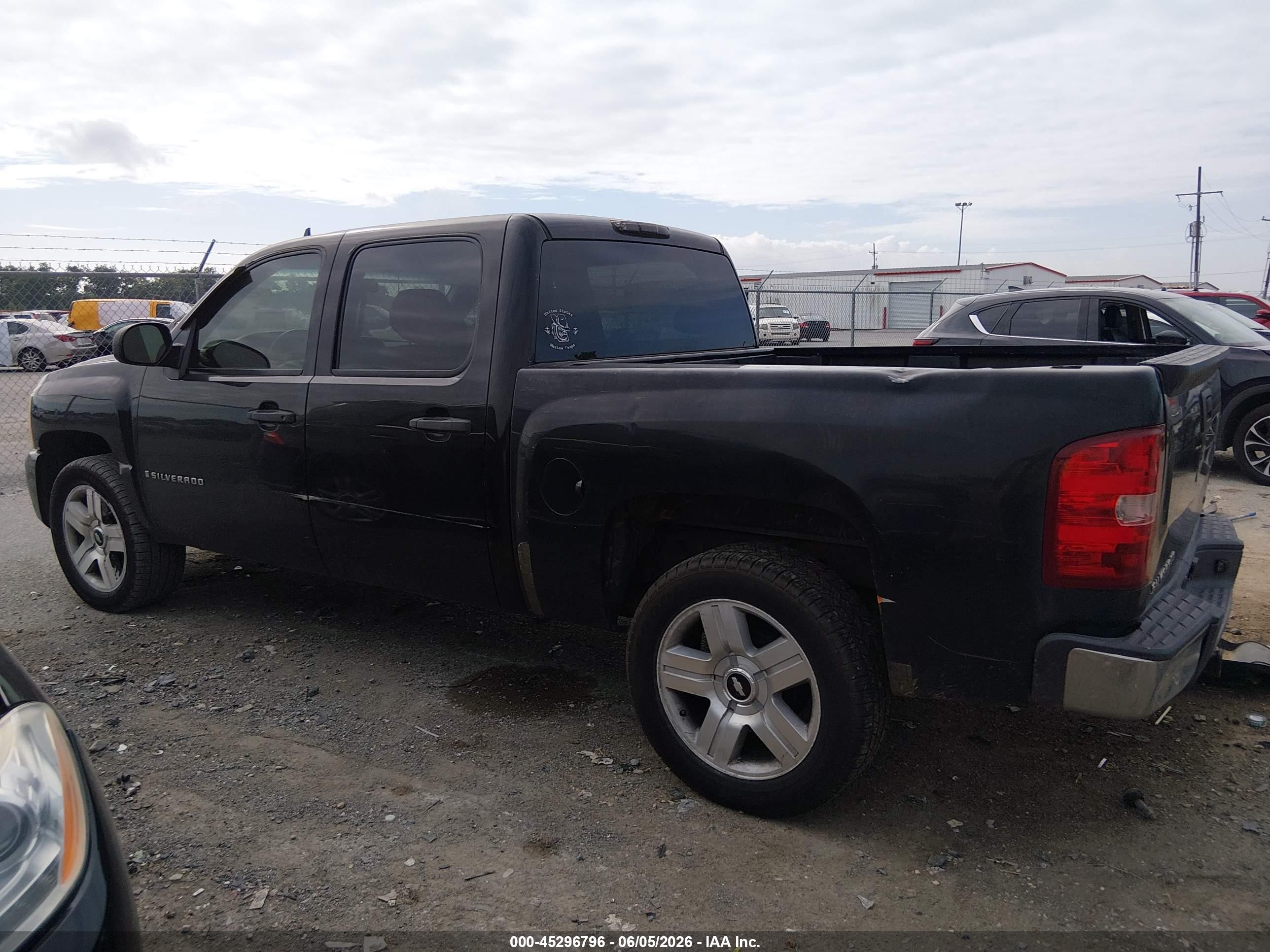 2008 Chevrolet Silverado 1500 Lt1 Black vin: 2GCEC13J181280910